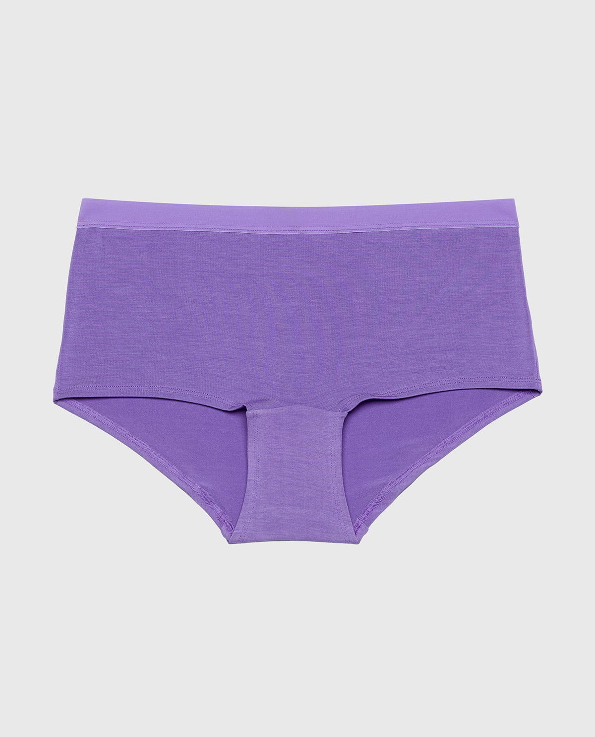 La Senza Boyshort Panty With Vanishing Trim in Purple Opulence