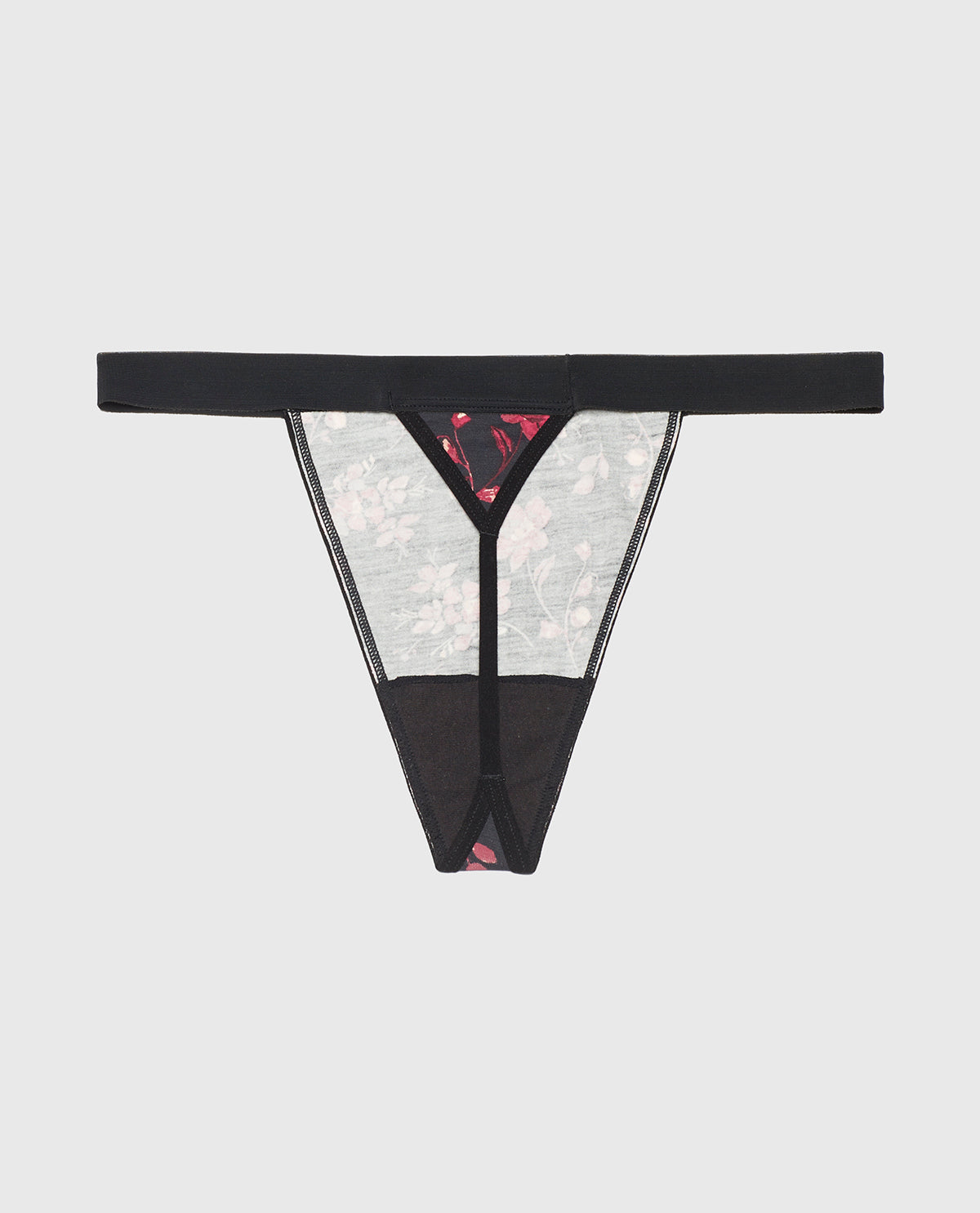 La Senza G-String Panty With Vanishing Trim in Goddess Floral