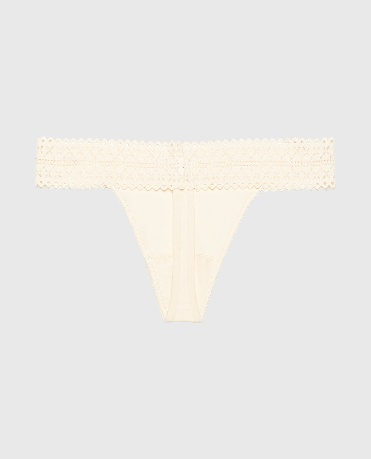 La Senza Thong Panty in Pearled Ivory
