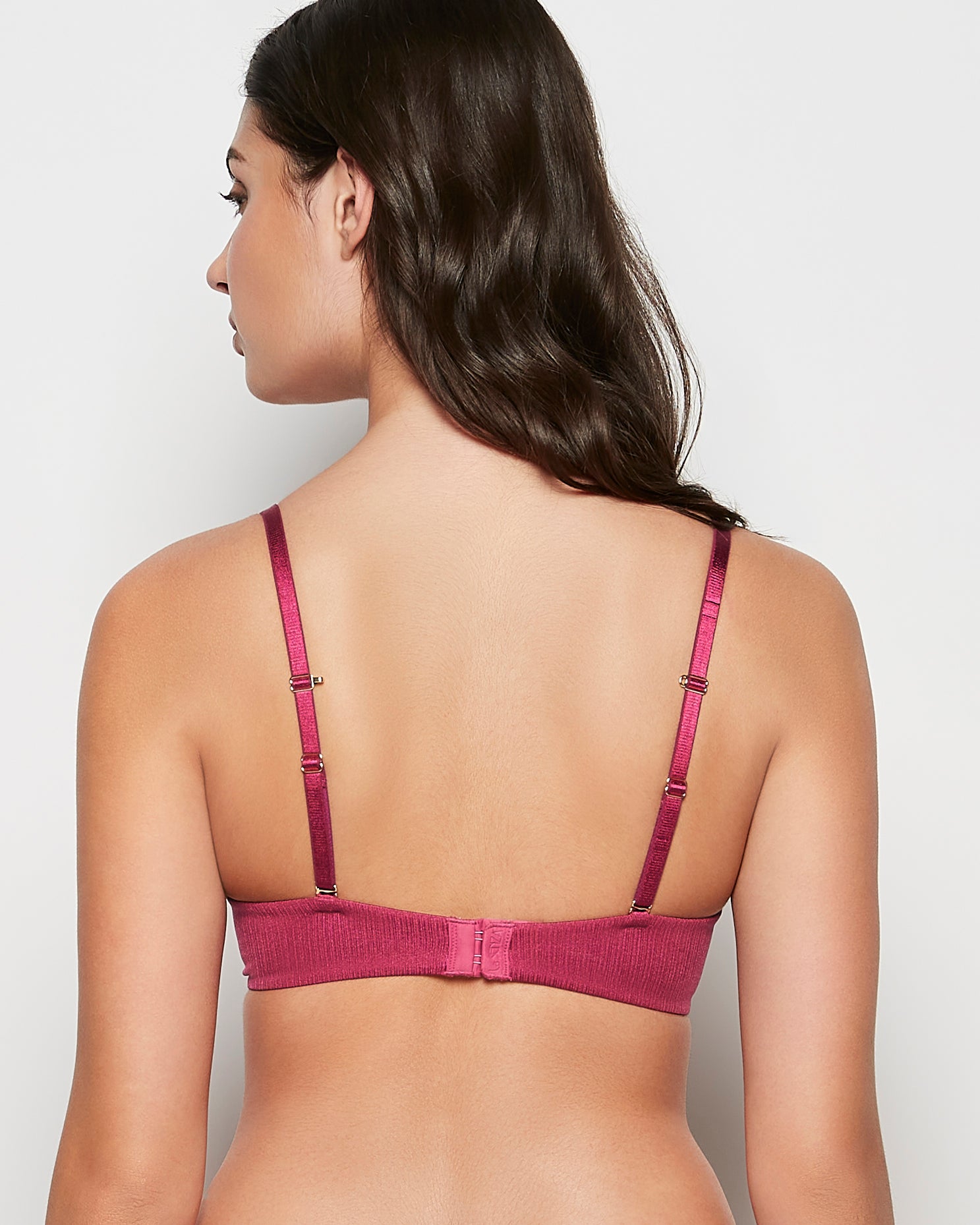 La Senza Push Up Plunge Bra in Electric Rouge