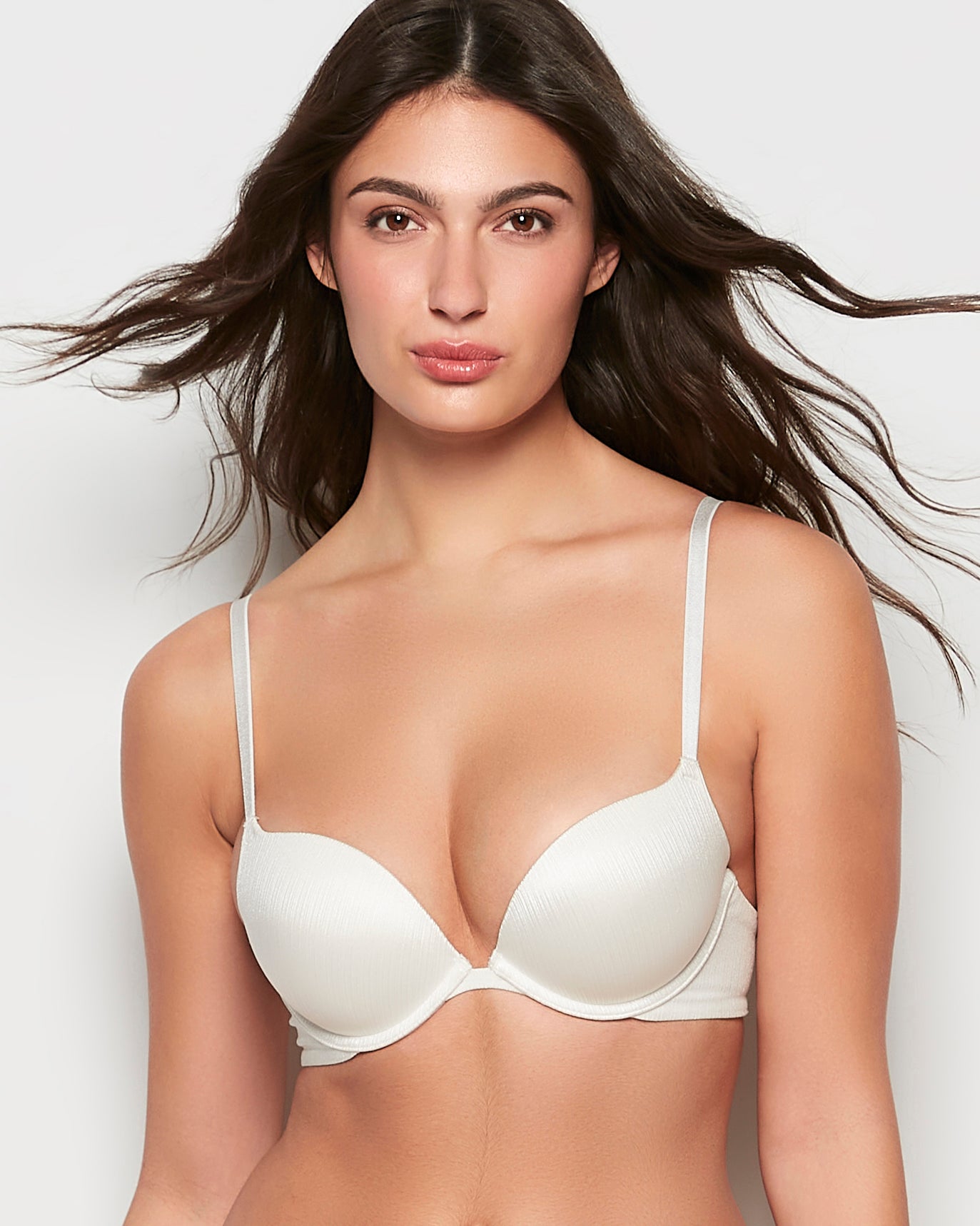 La Senza Push Up Plunge Bra in Ivory