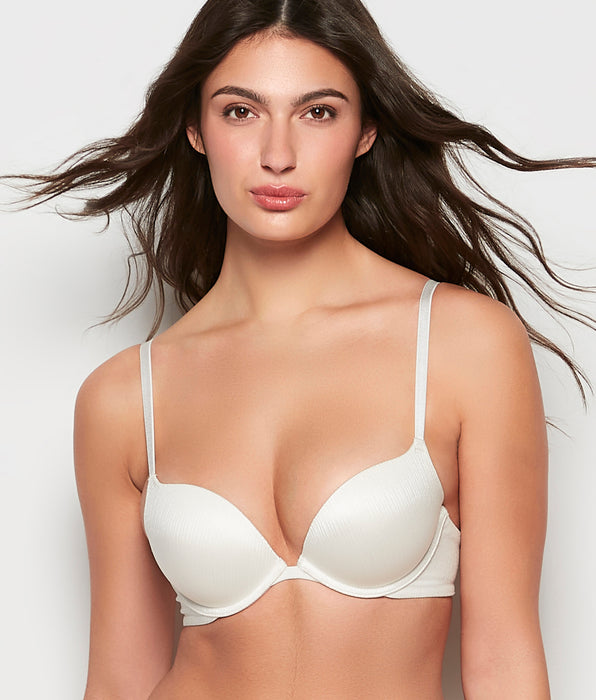 La Senza Soutien-gorge pigeonnant plongeant ivoire