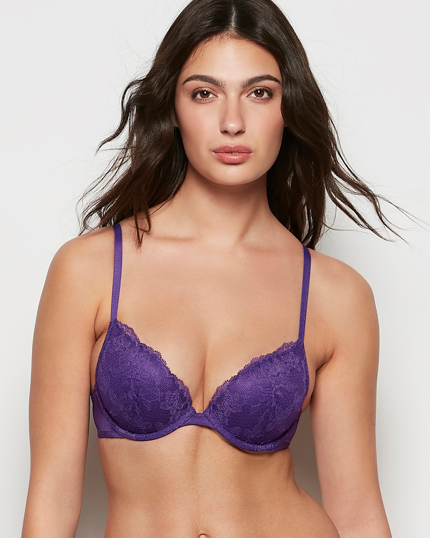 La Senza Lace Push Up Bra in Petunia Purple