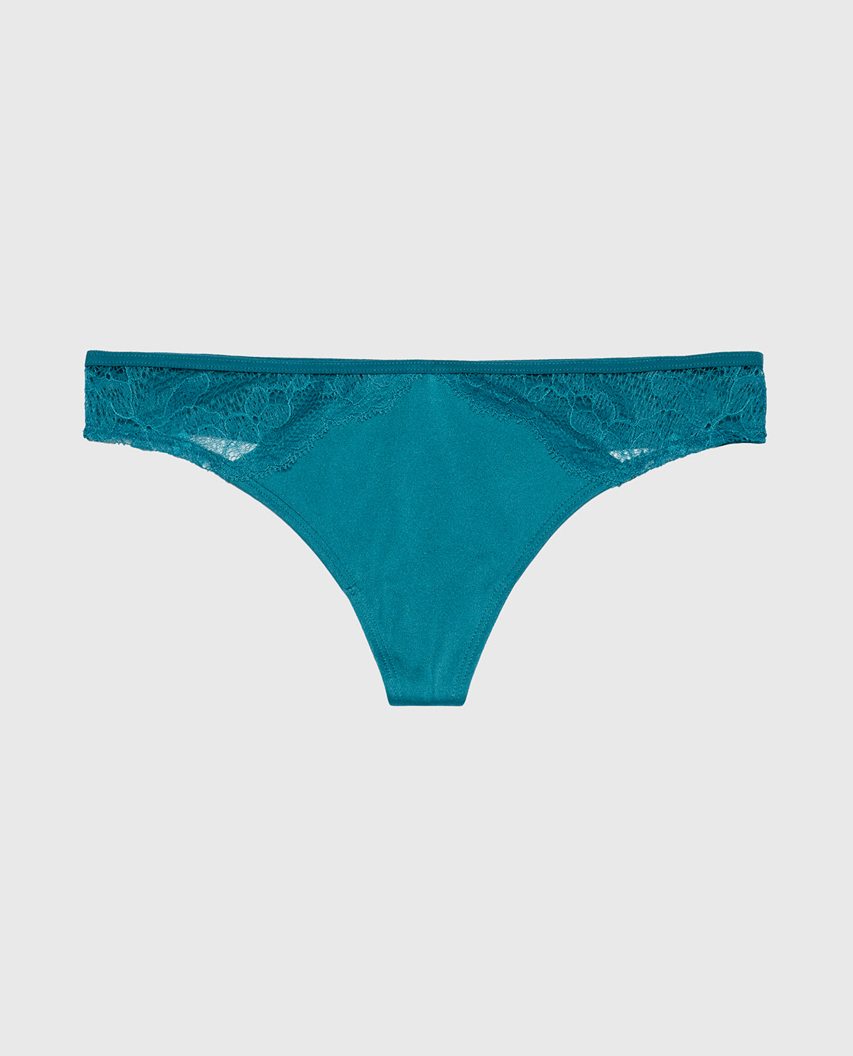 La Senza Thong Panty with Lace Micro Trim in Exotic Nights