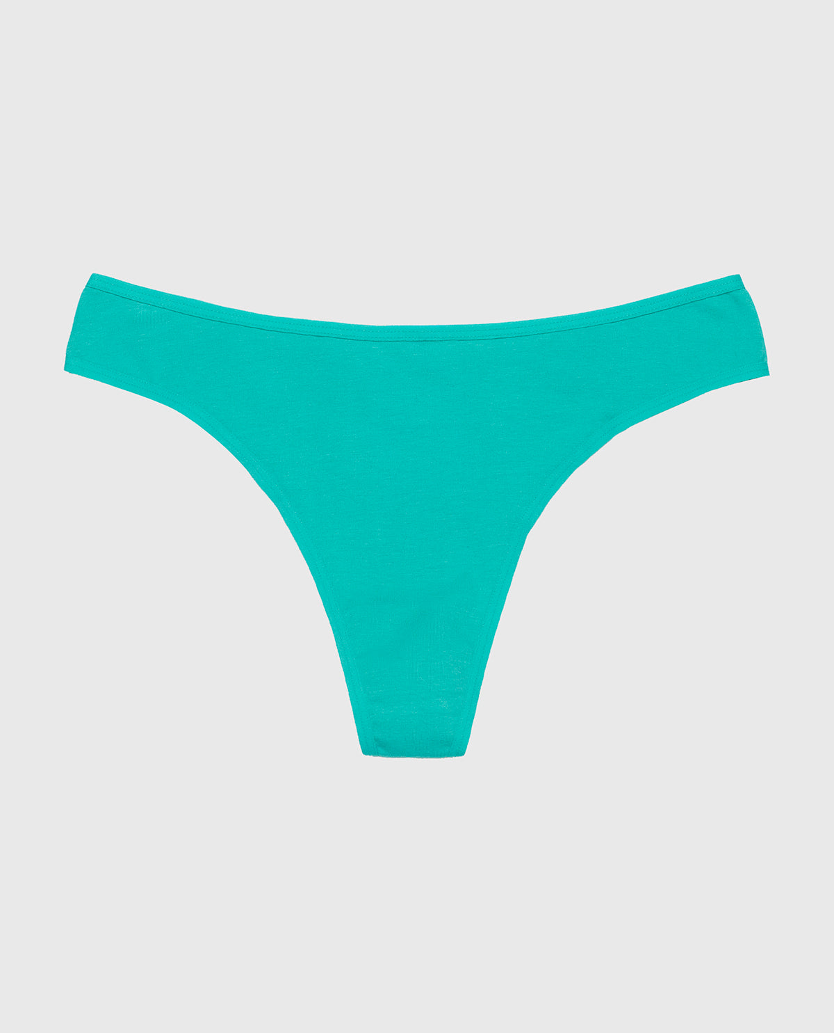 La Senza Cotton Thong Panty in Beach Teal
