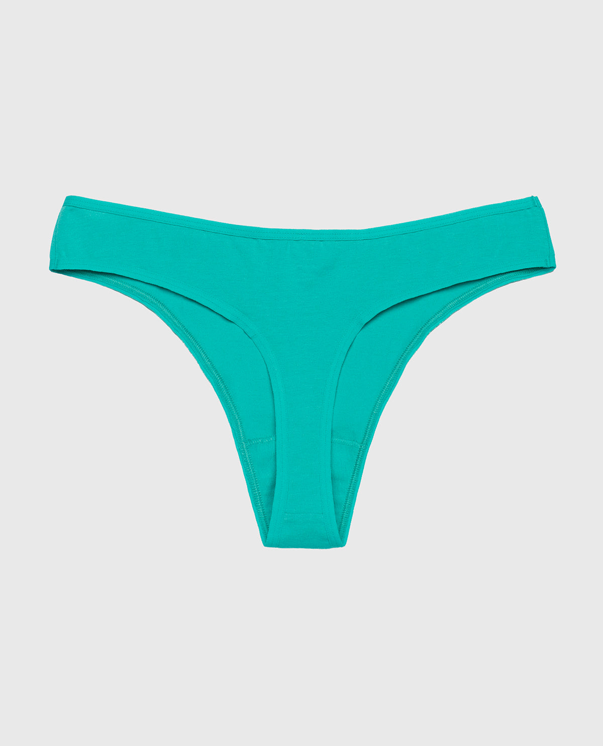 La Senza Cotton Thong Panty in Beach Teal