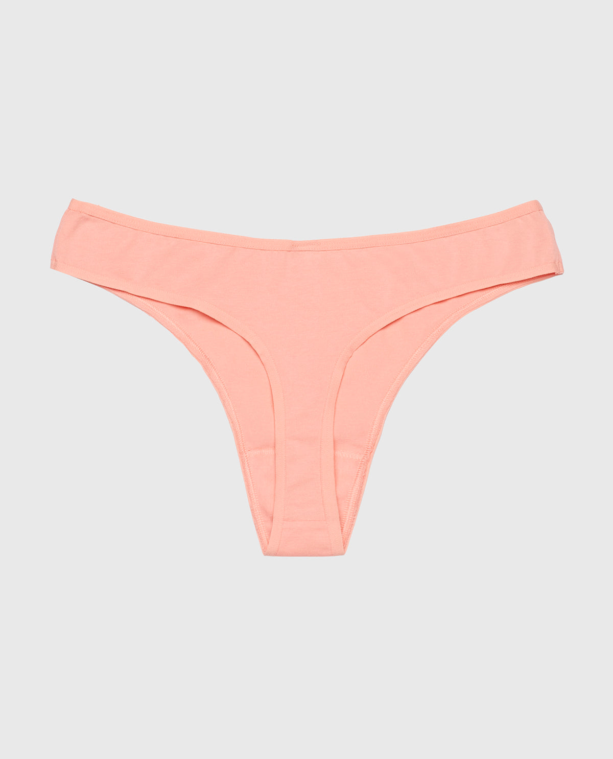 La Senza Tanga en coton pêche pétillante