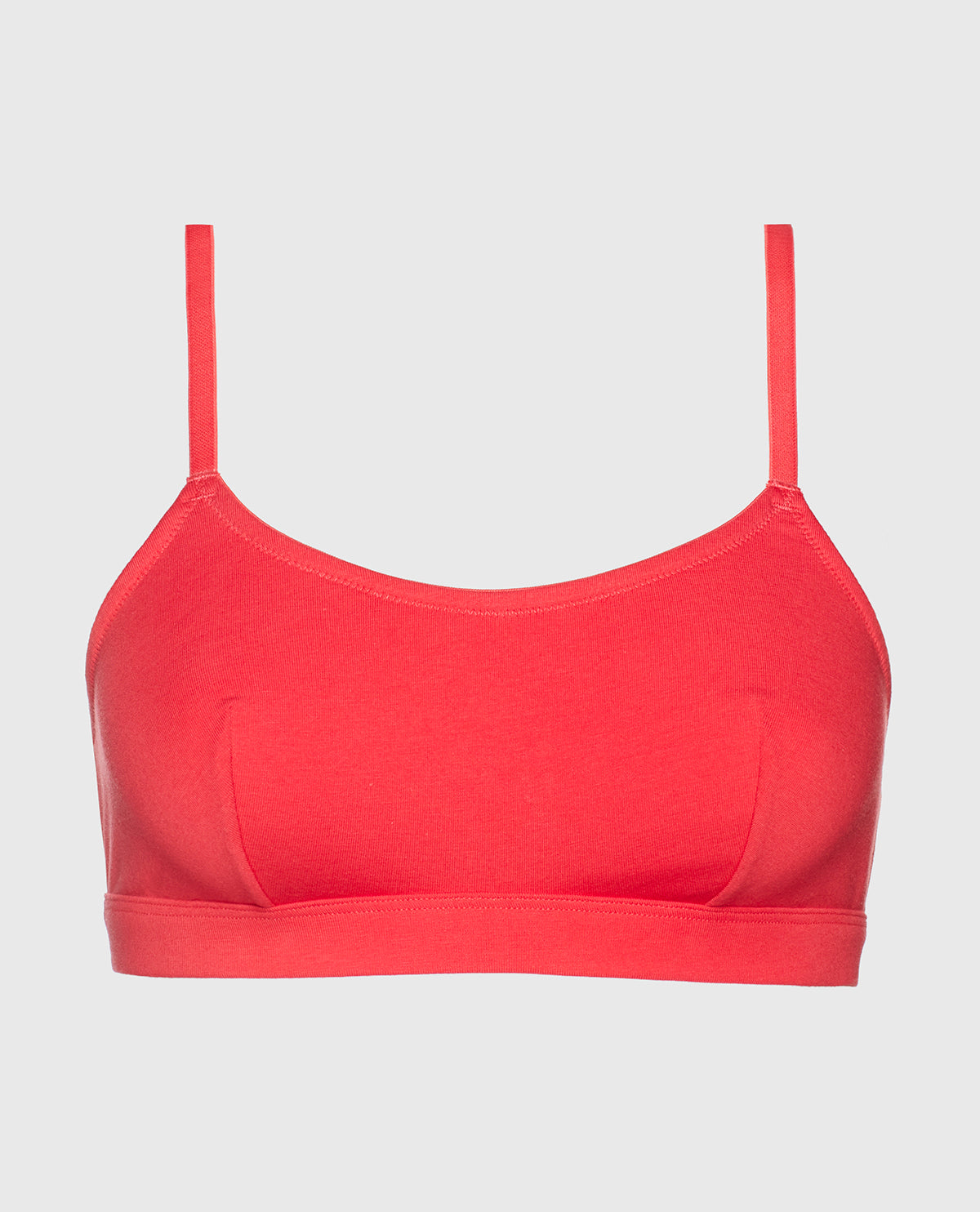 La Senza Cotton Scoop Bralette in Tart Berry