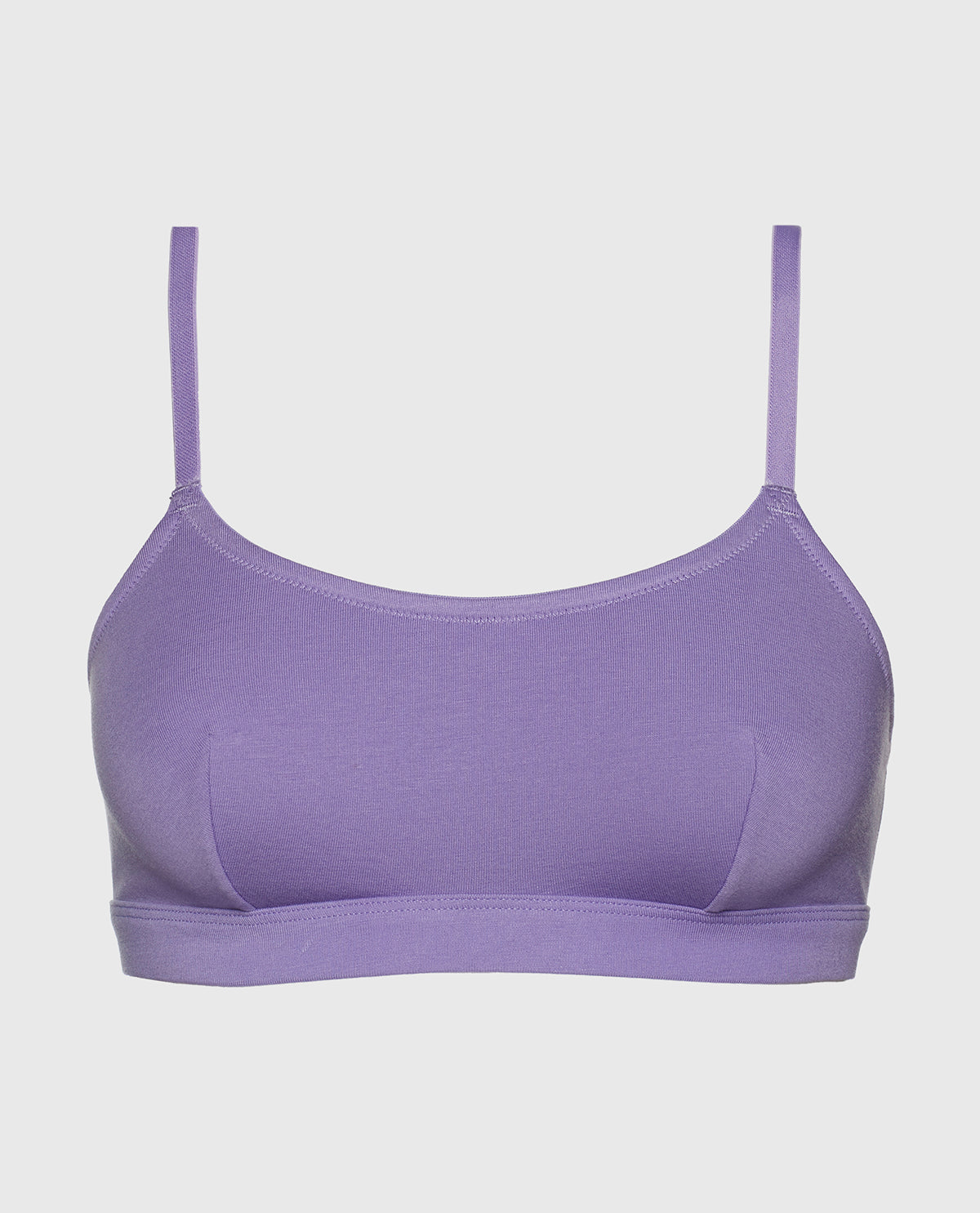 La Senza Cotton Scoop Bralette in Paisley Purple