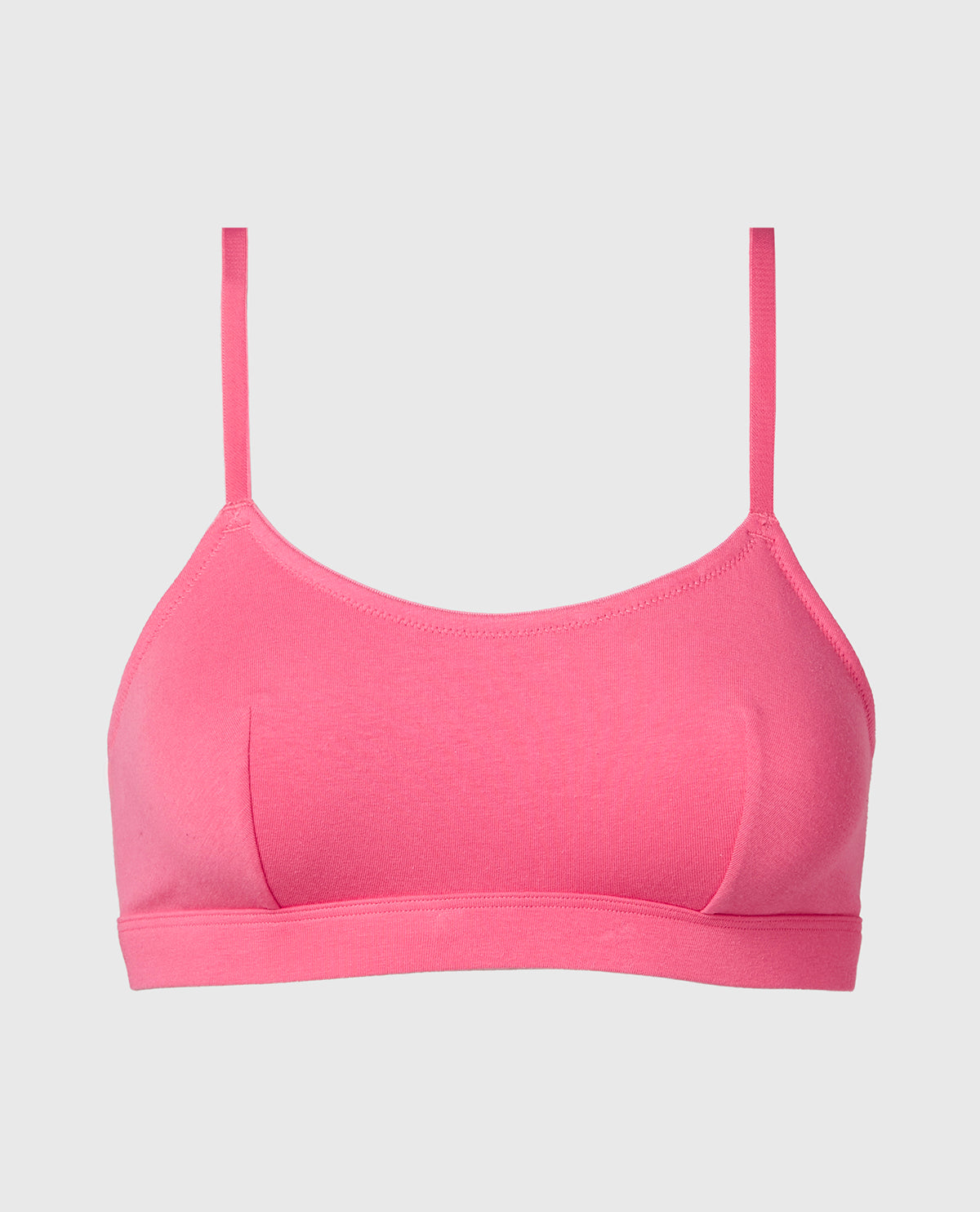 La Senza Cotton Scoop Bralette in Hot Pink