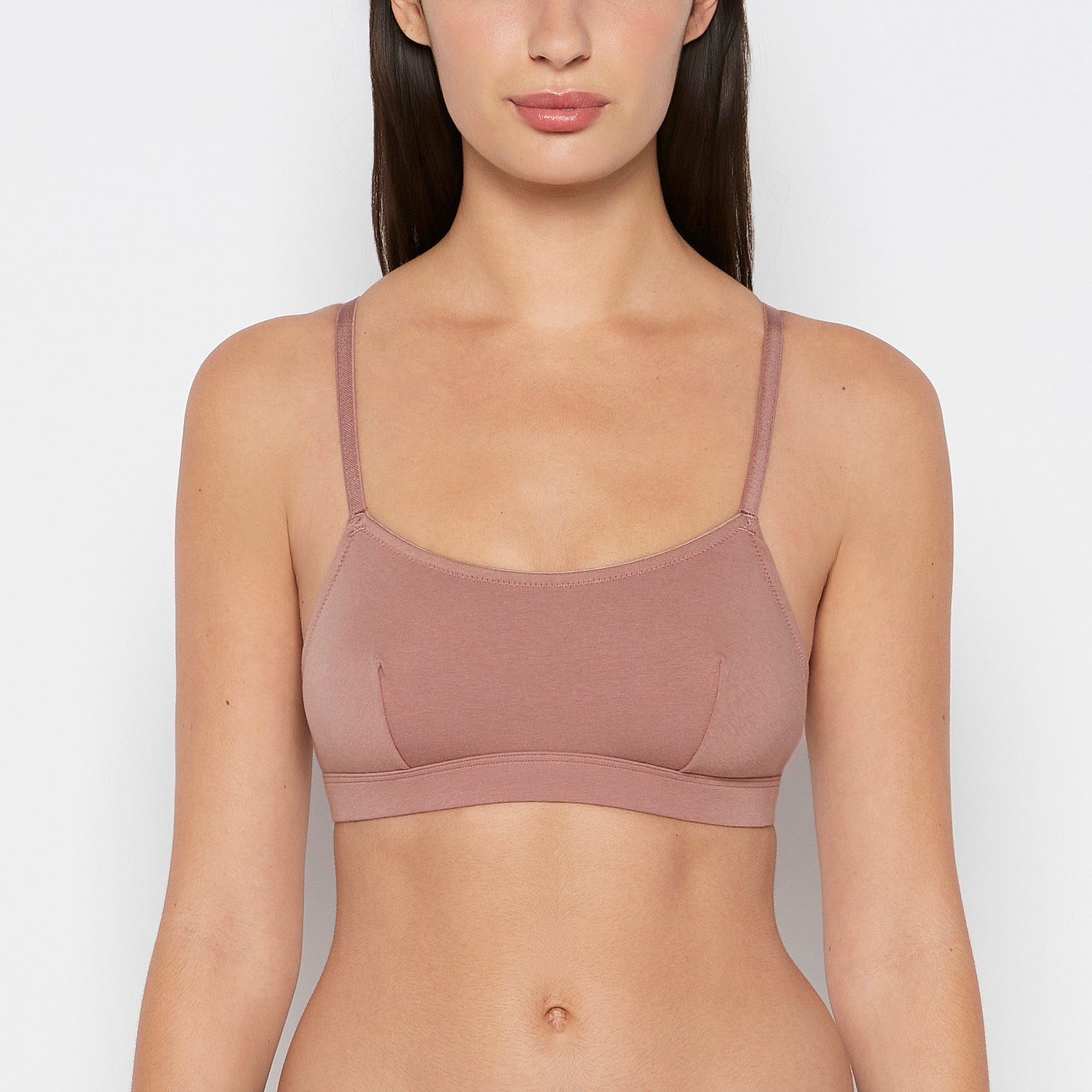 La Senza Cotton Scoop Bralette in Deer
