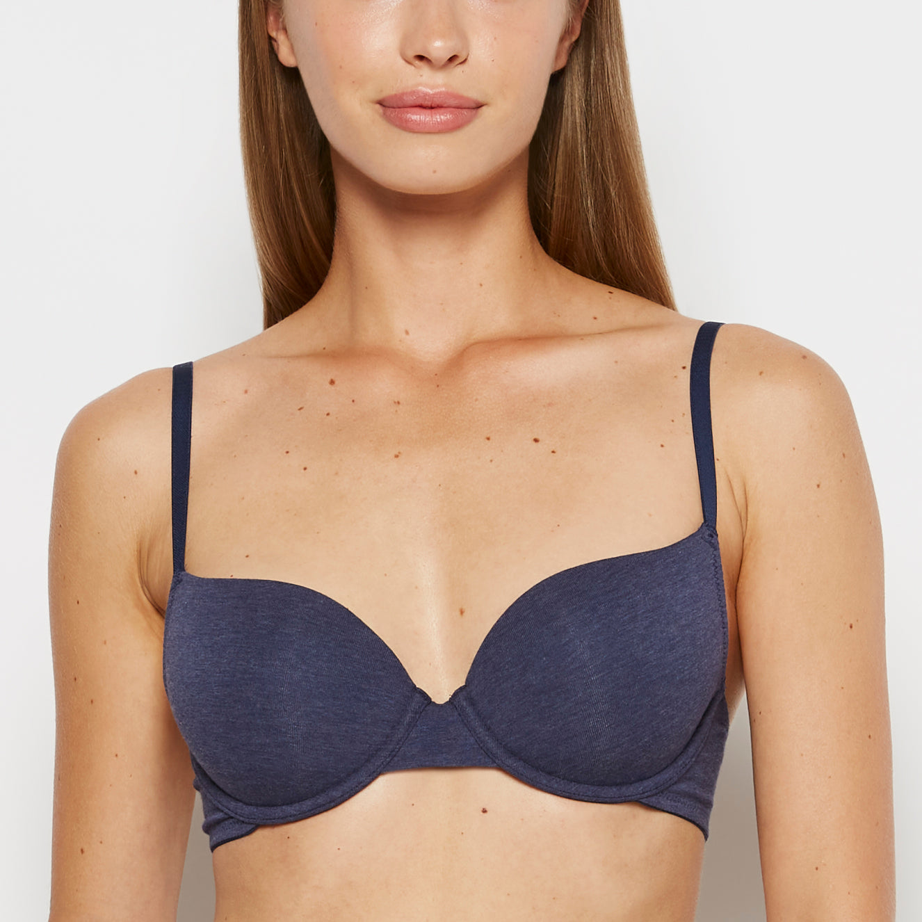 La Senza Demi Bra in Dark Navy Heather