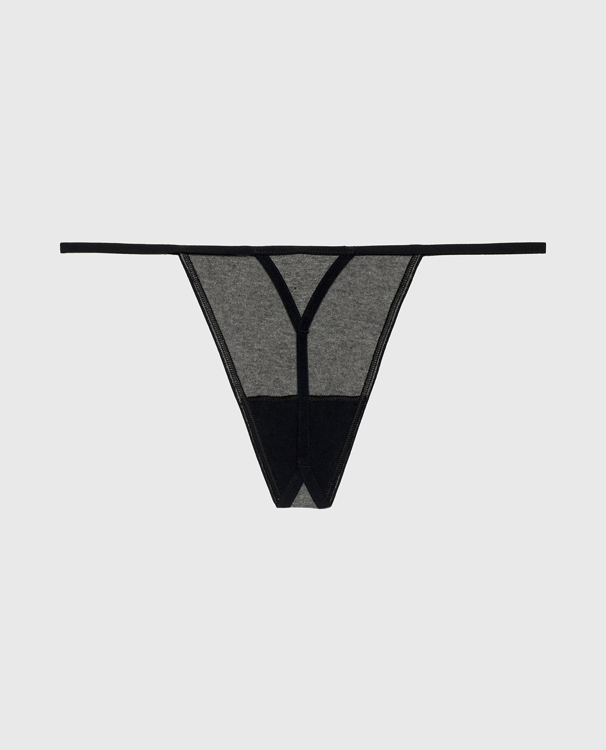 La Senza G-String Panty in Tuxedo Heather