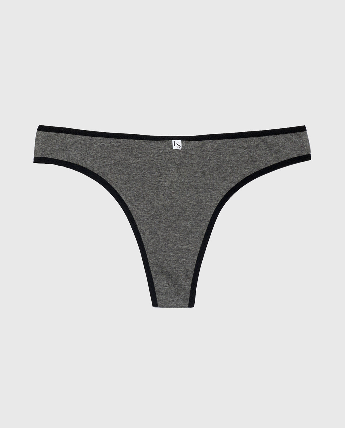 La Senza Thong Panty in Tuxedo Heather