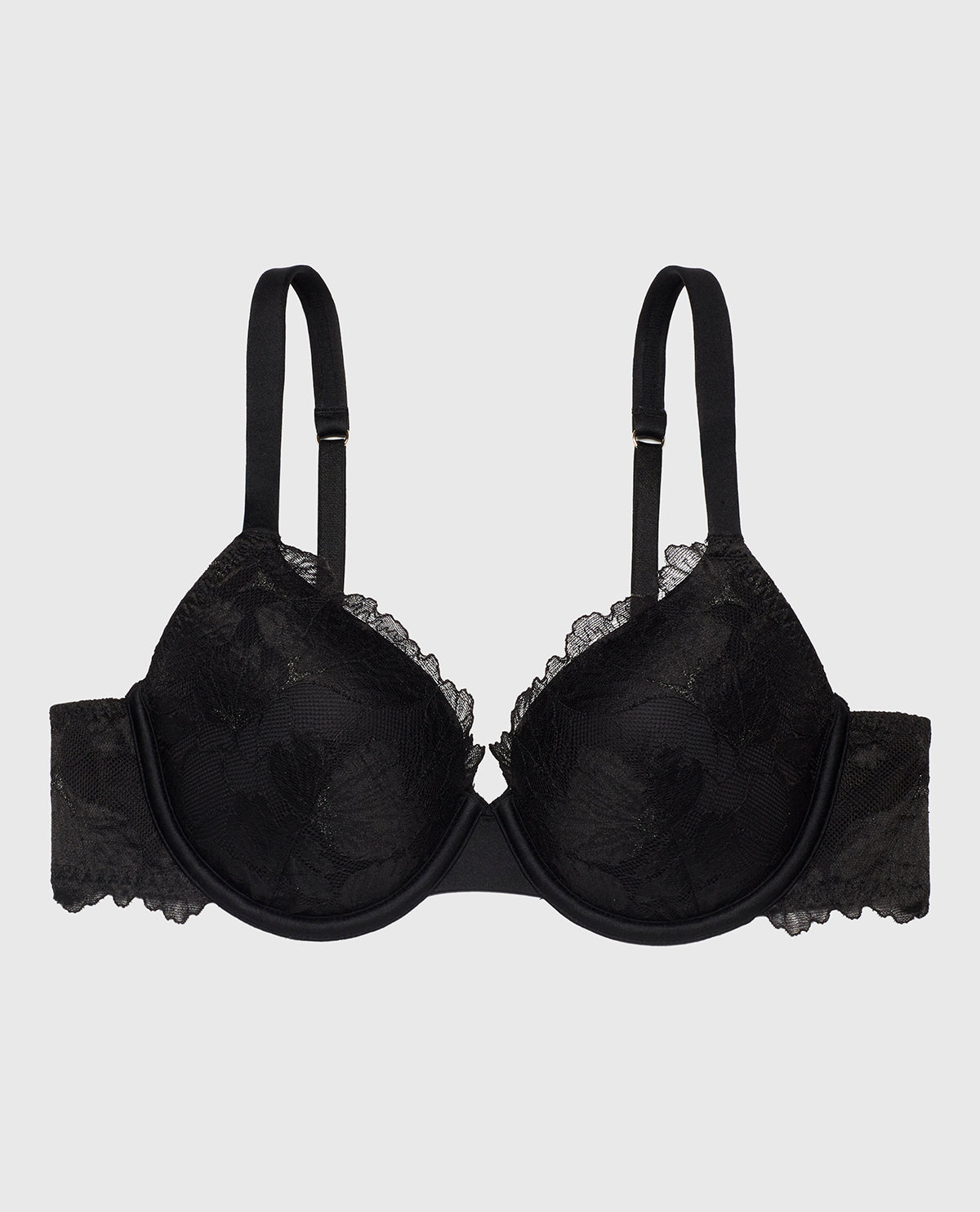 La Senza Perfect Coverage Bra in Tuxedo Black