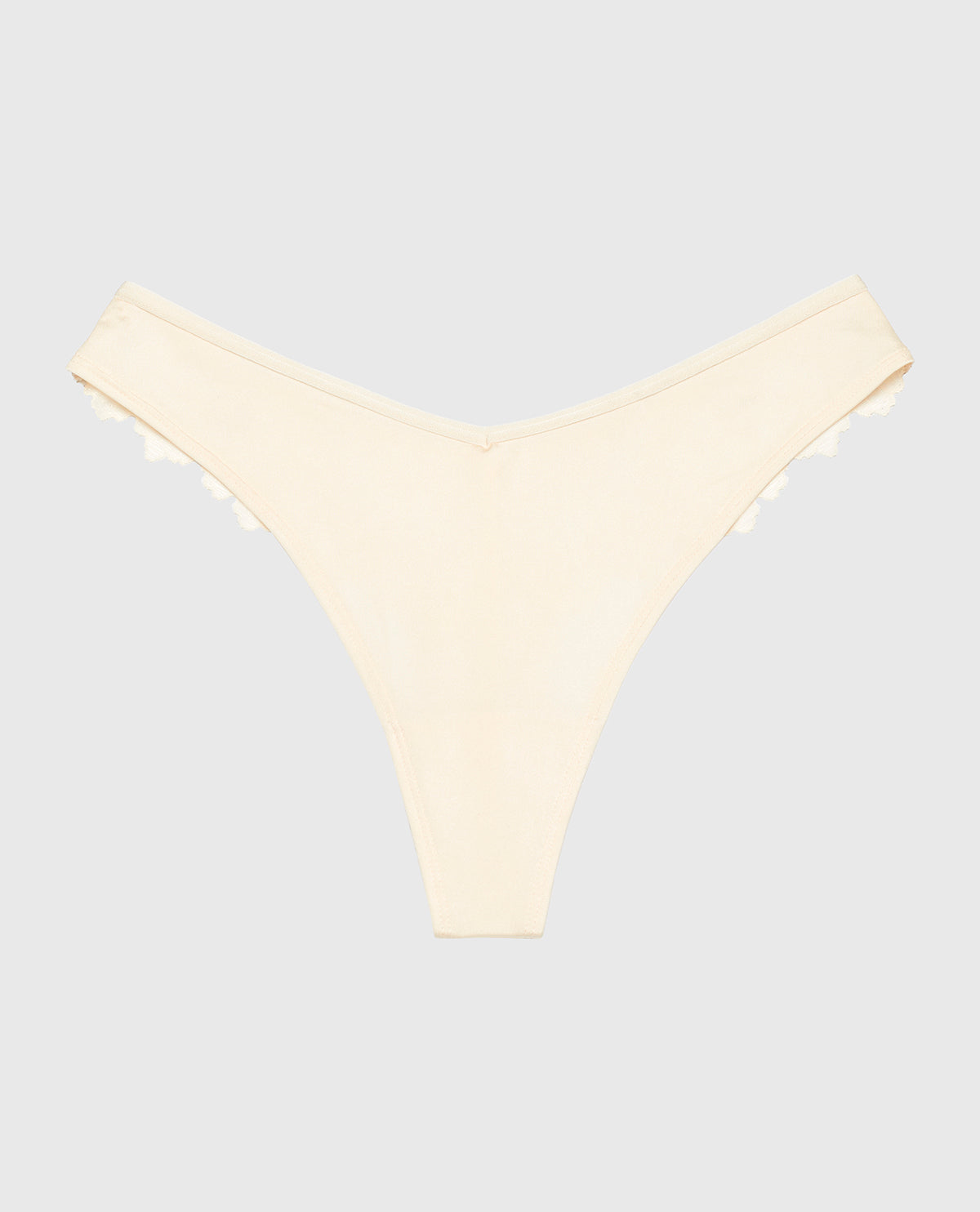 La Senza Diva Thong Panty in Pearled Ivory