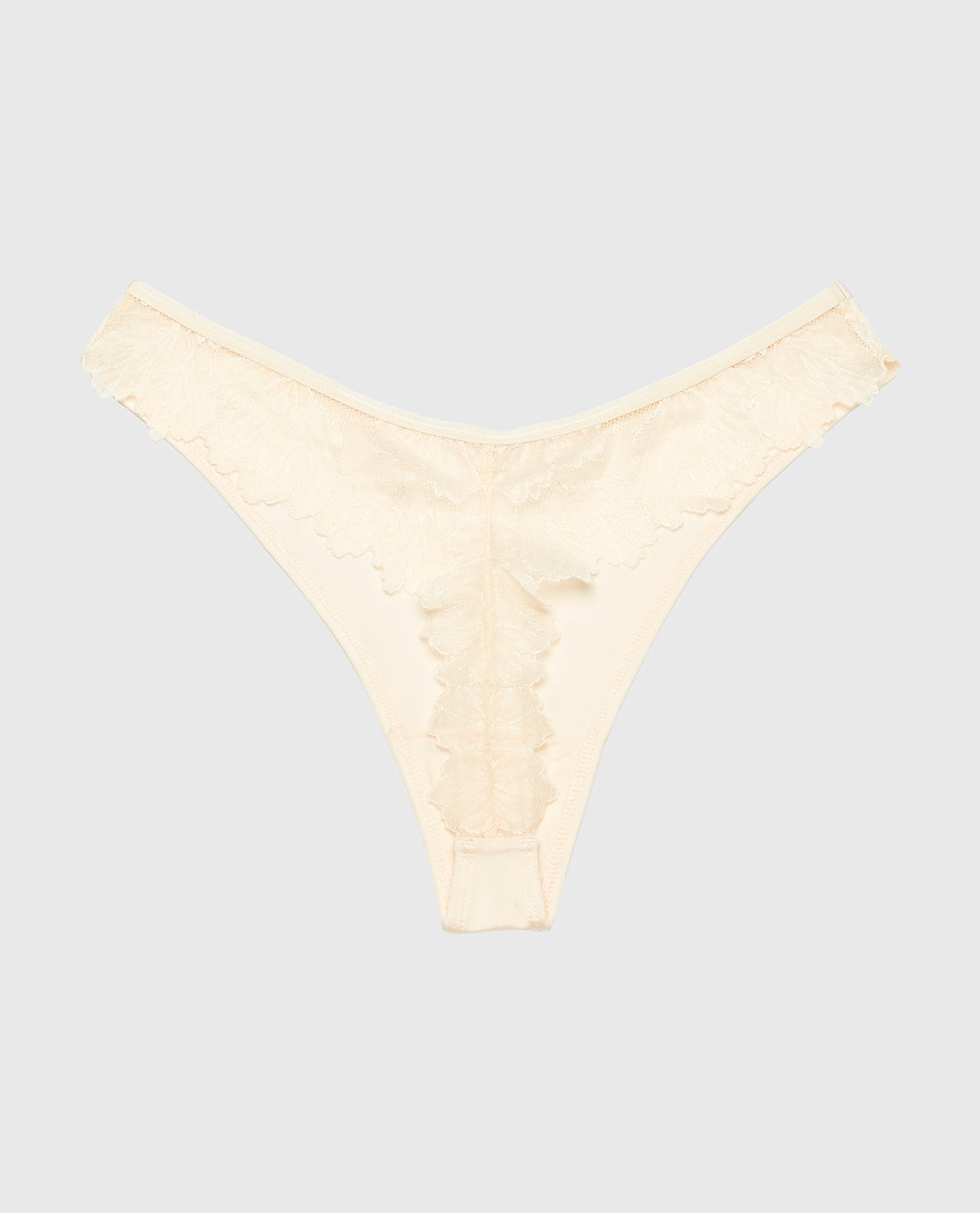 La Senza Diva Thong Panty in Pearled Ivory