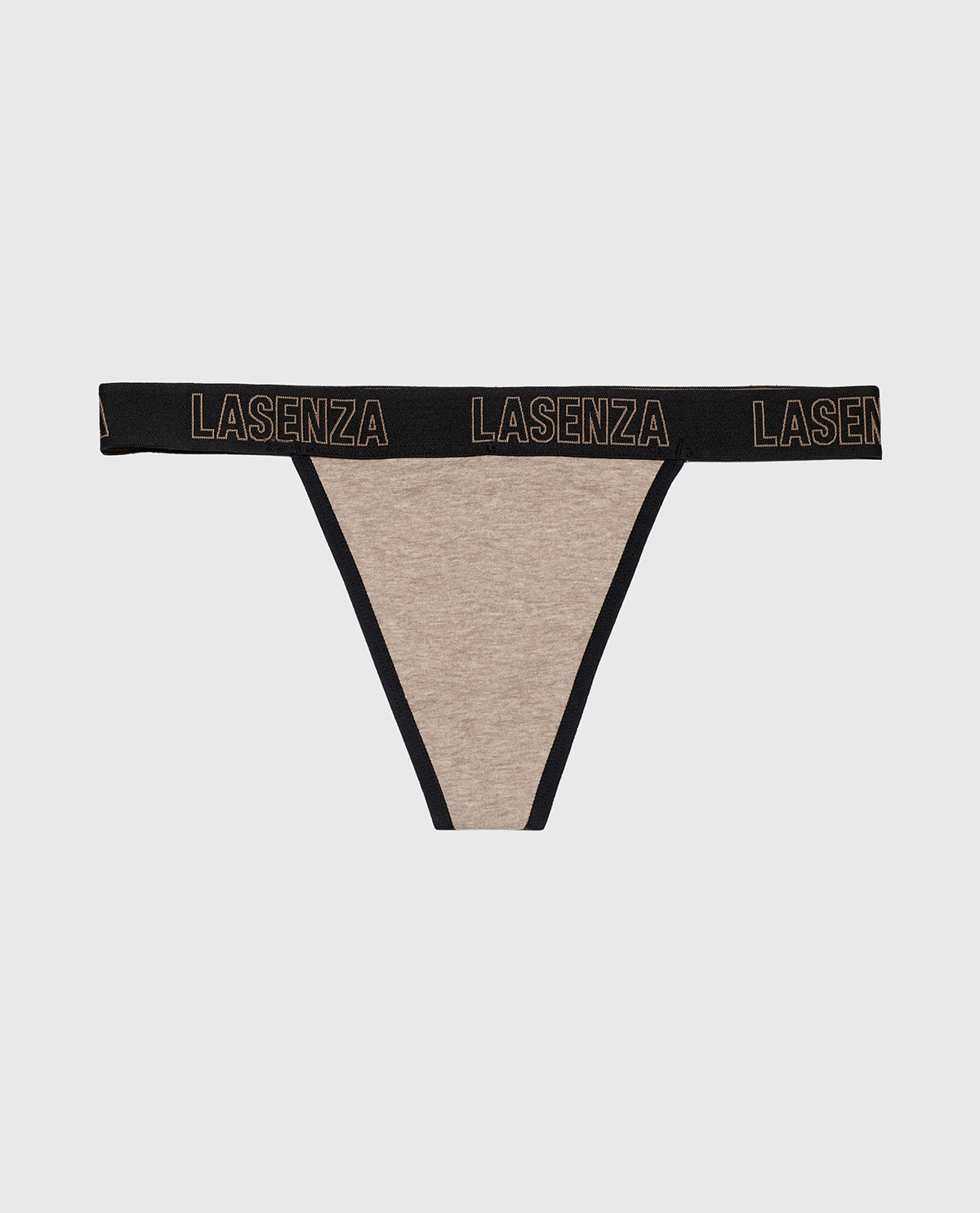 La Senza G-String Panty with Logo in Leafless Tree Heather
