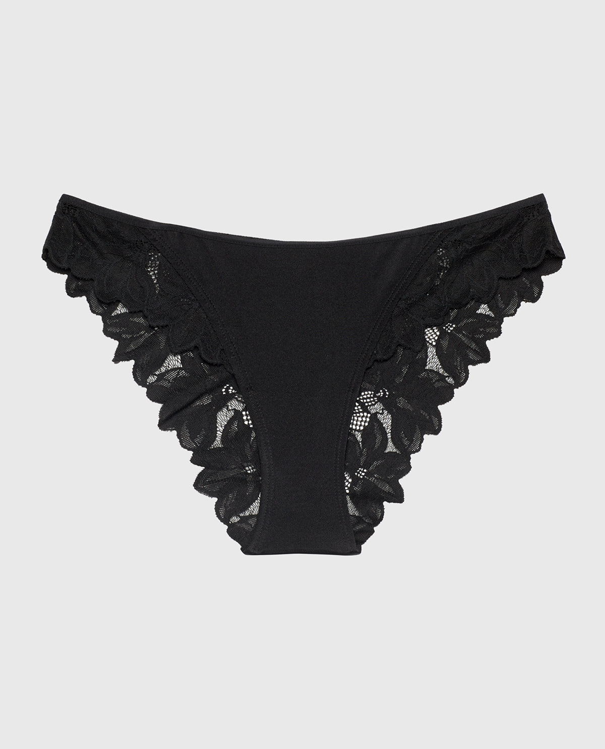 La Senza Diva Mini Cheeky Panty in Tuxedo Black