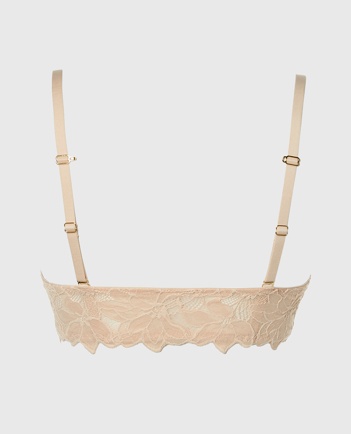 La Senza Front Close Push Up Bra with Reverie Lace in Cameo Rose