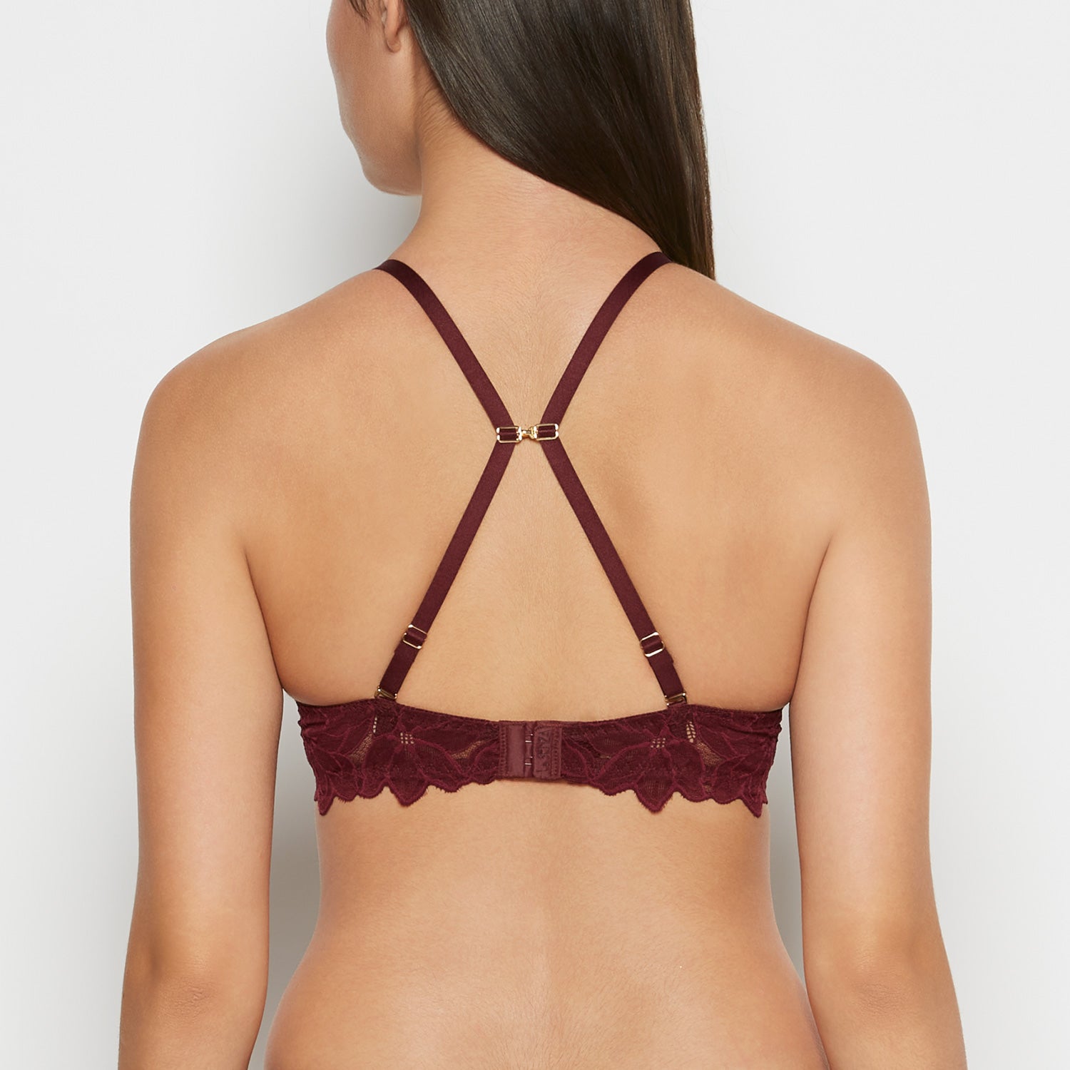La Senza Push Up Bra with all over Reverie Lace in Russian Ruby