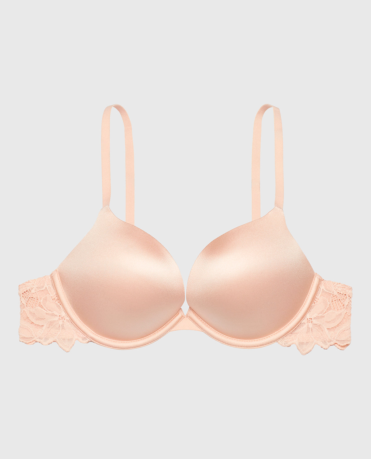 La Senza Micro cup push up bra with Reverie Lace Wing in Cameo Rose