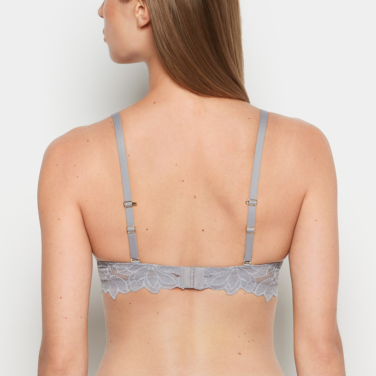 La Senza Micro cup push up bra with Reverie Lace Wing in Skyrocket