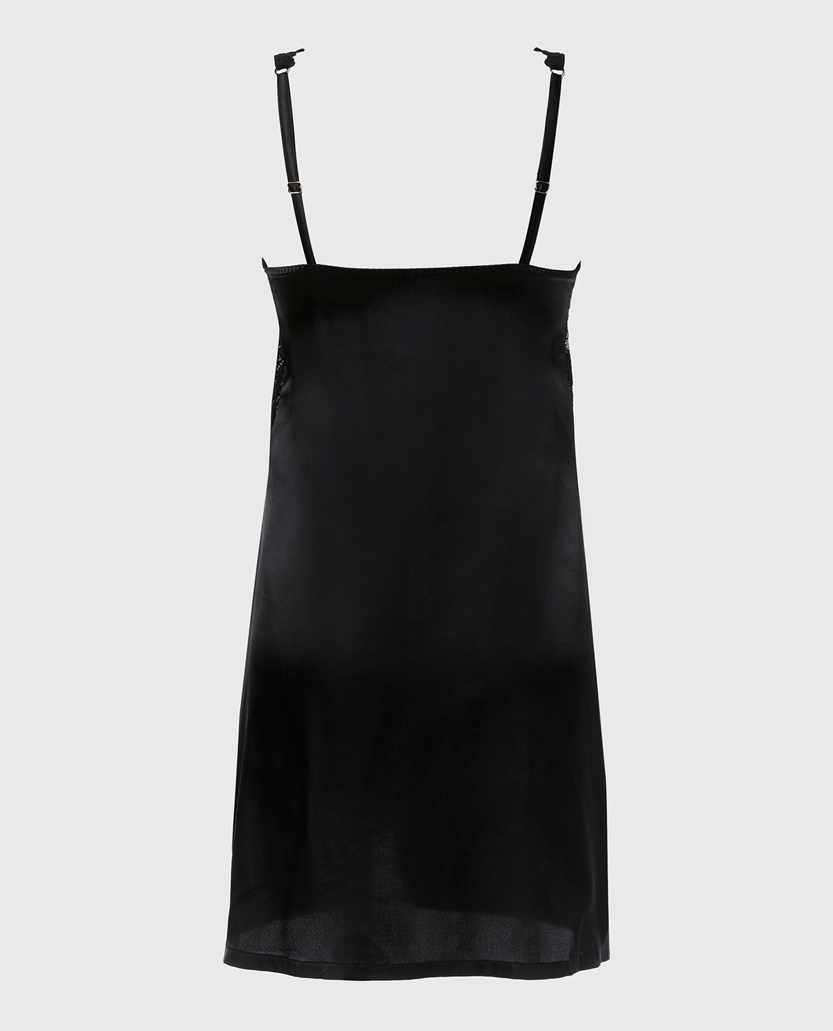 La Senza Nuisette en satin in Smoking Noir