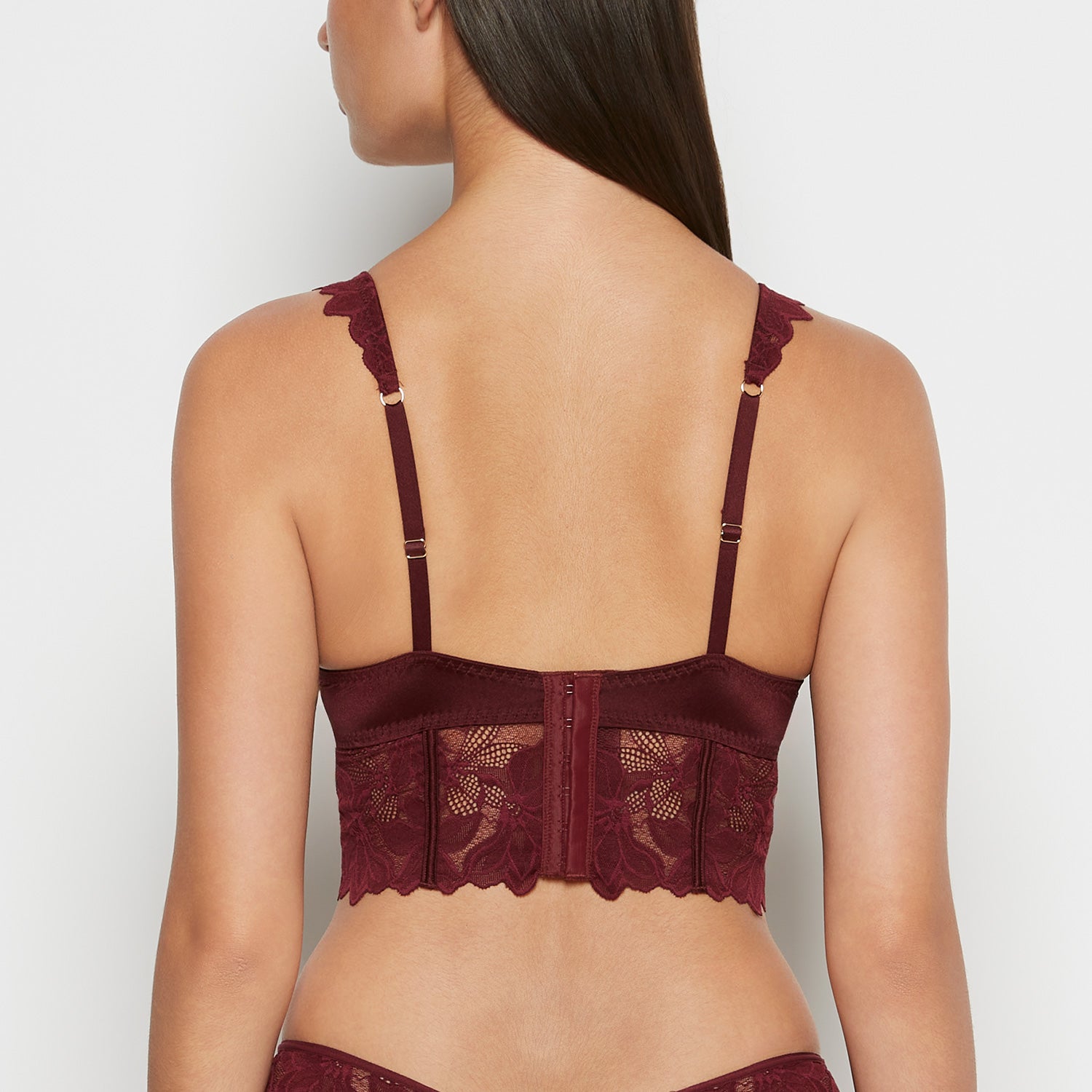 La Senza Demi Cup Bustier in Russian Ruby