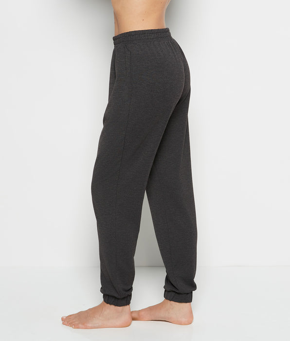 La Senza French Terry Sleep Pant in Charcoal Heather