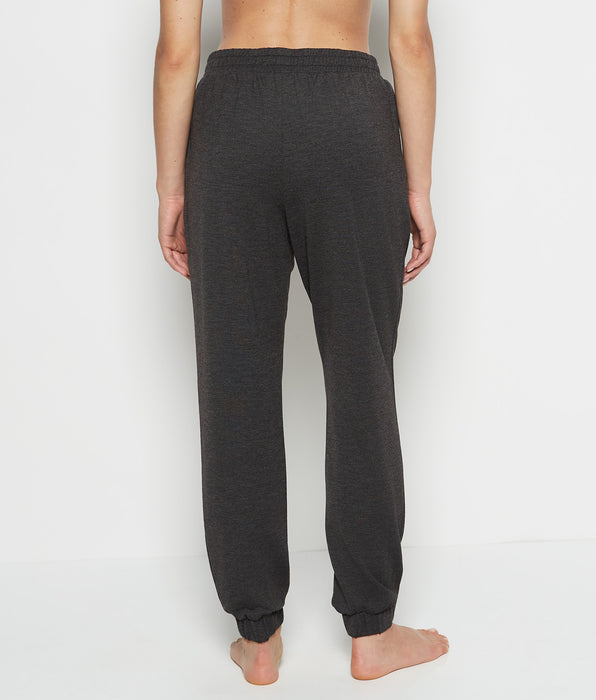 La Senza French Terry Sleep Pant in Charcoal Heather