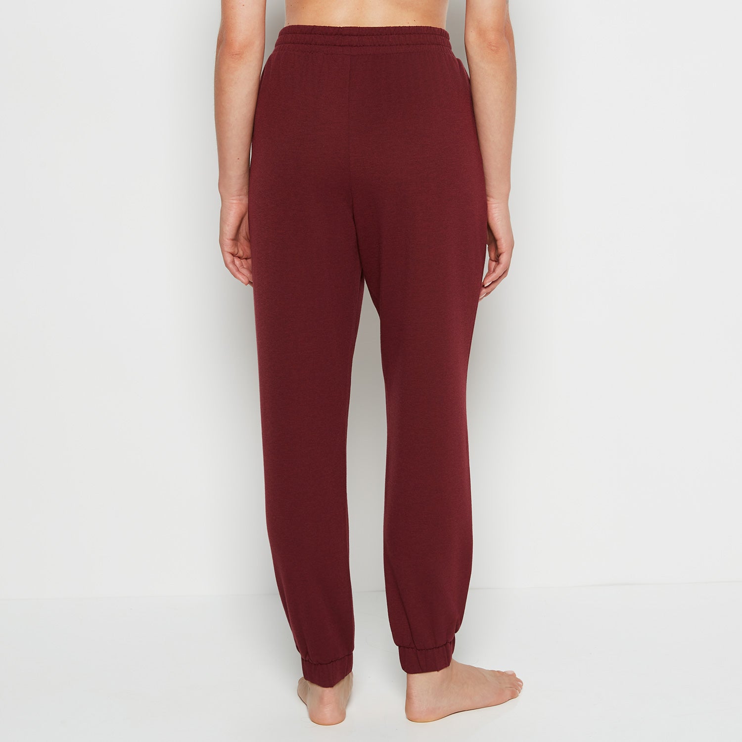 La Senza French Terry Sleep Pant in Russian Ruby Heather