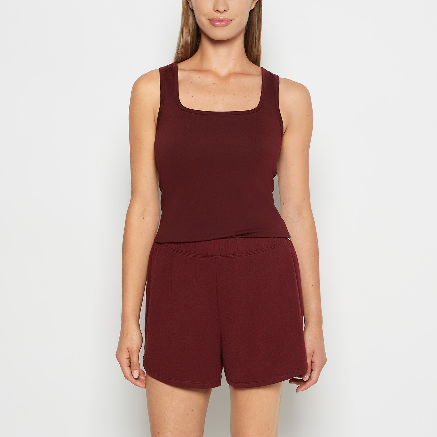 La Senza Camisole de nuit à col carré in Rubis russe