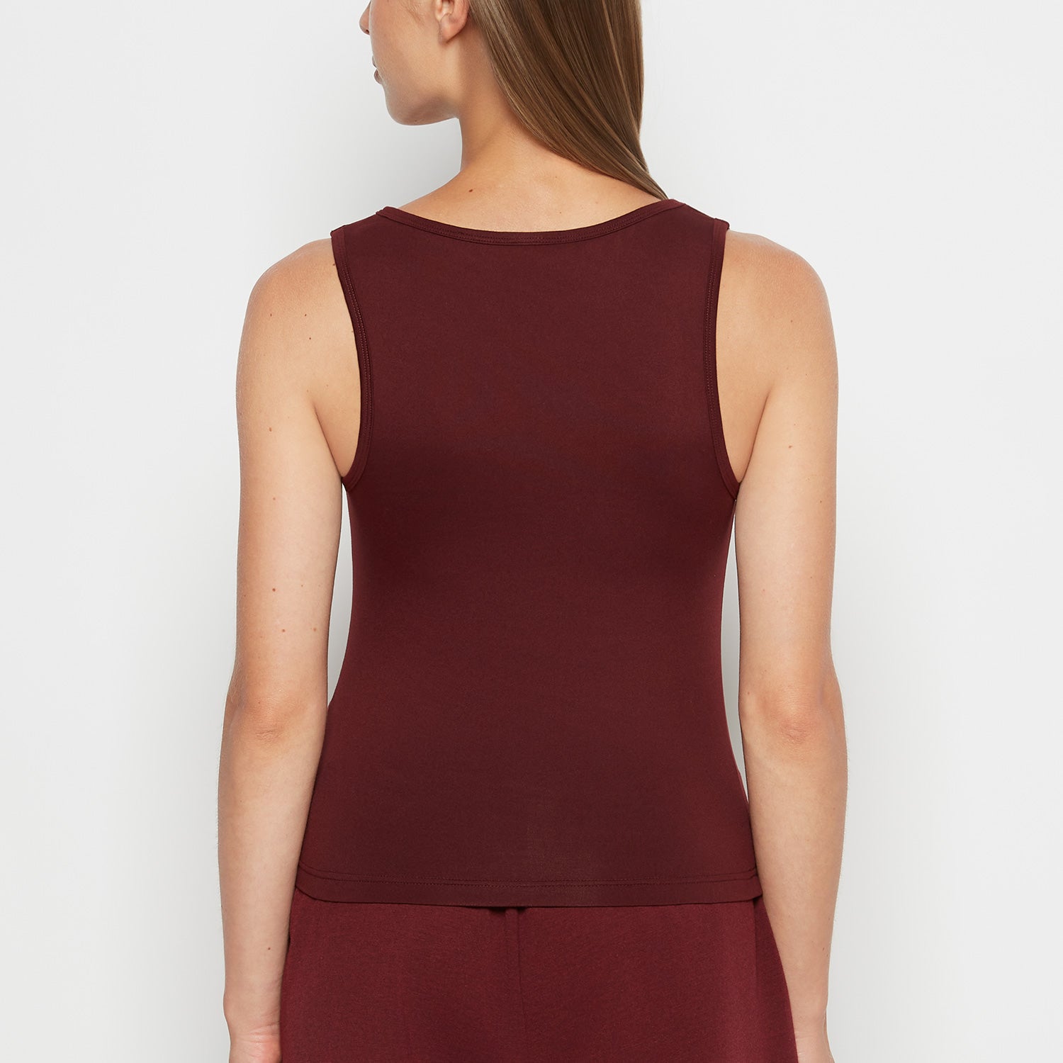 La Senza Camisole de nuit à col carré in Rubis russe