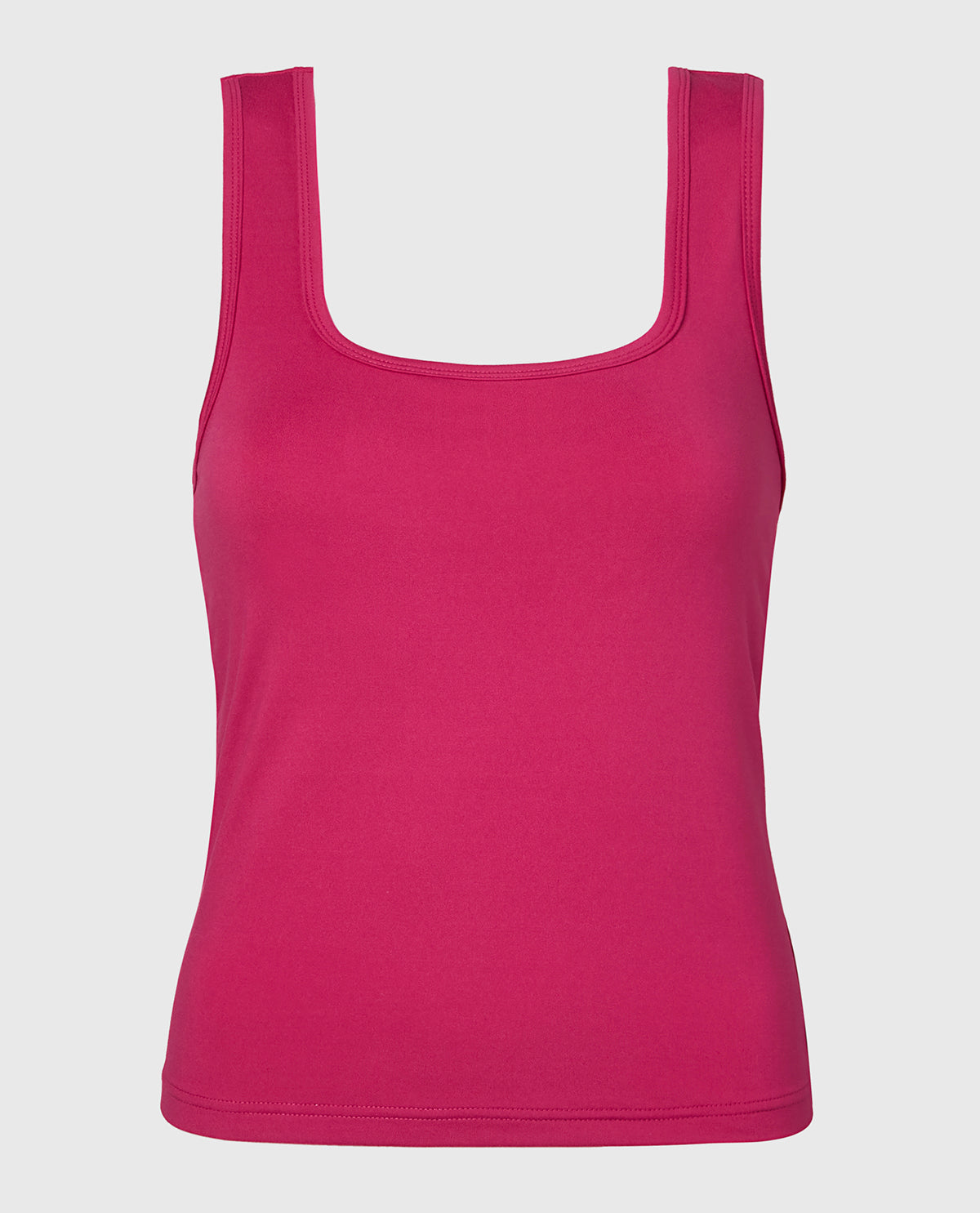 La Senza Square Neck Sleep Tank in Fuchsia Red