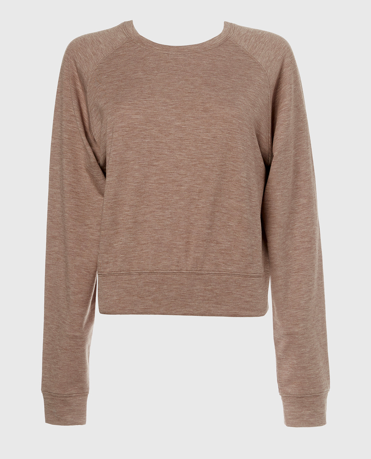 La Senza Haut de nuit ras du cou en molleton in Arbre décimé chiné