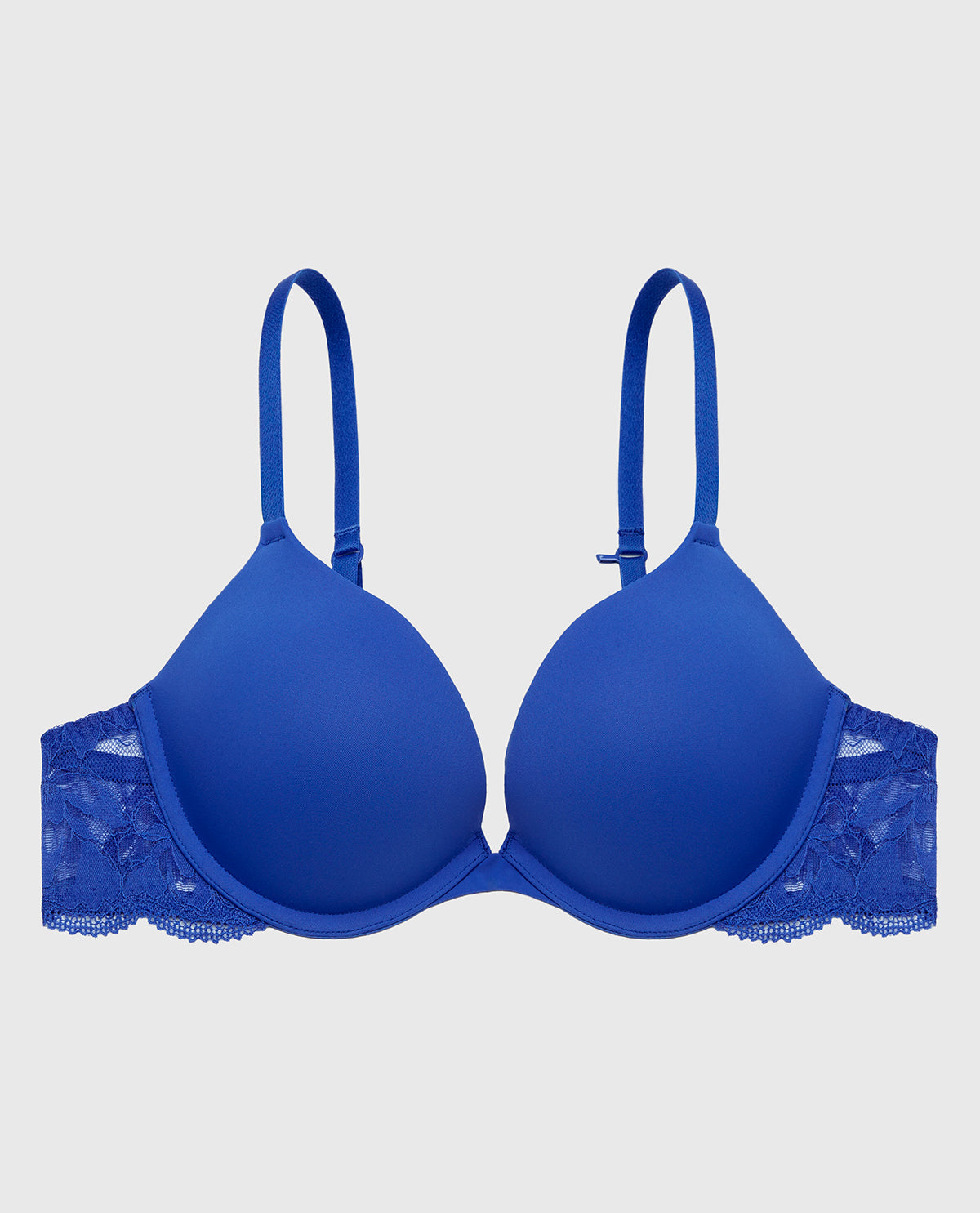 La Senza Charmed Micro Cup Bra with Lace Wing in Dazzling Blue
