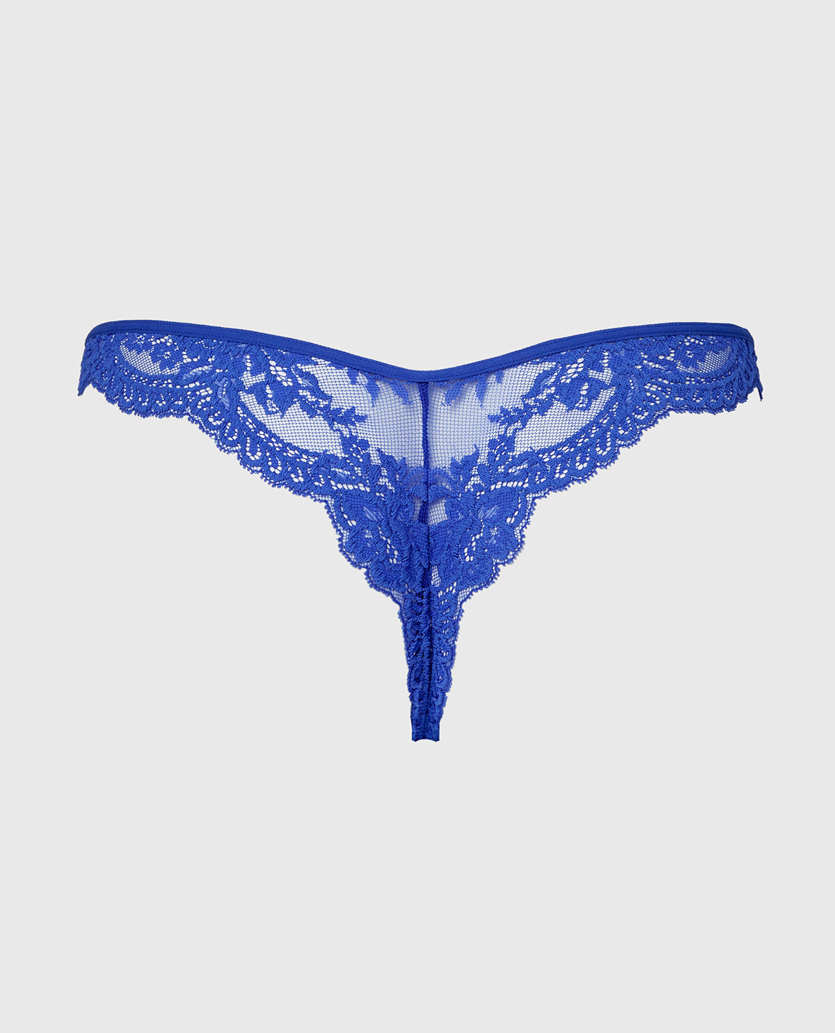 La Senza Tanga Cheeky Diva en dentelle bleu éclatant