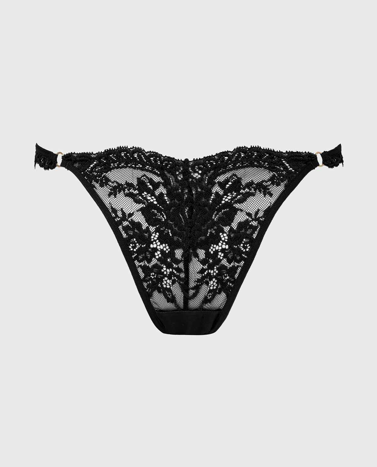La Senza Tanga Cheeky Diva en dentelle smoking noir