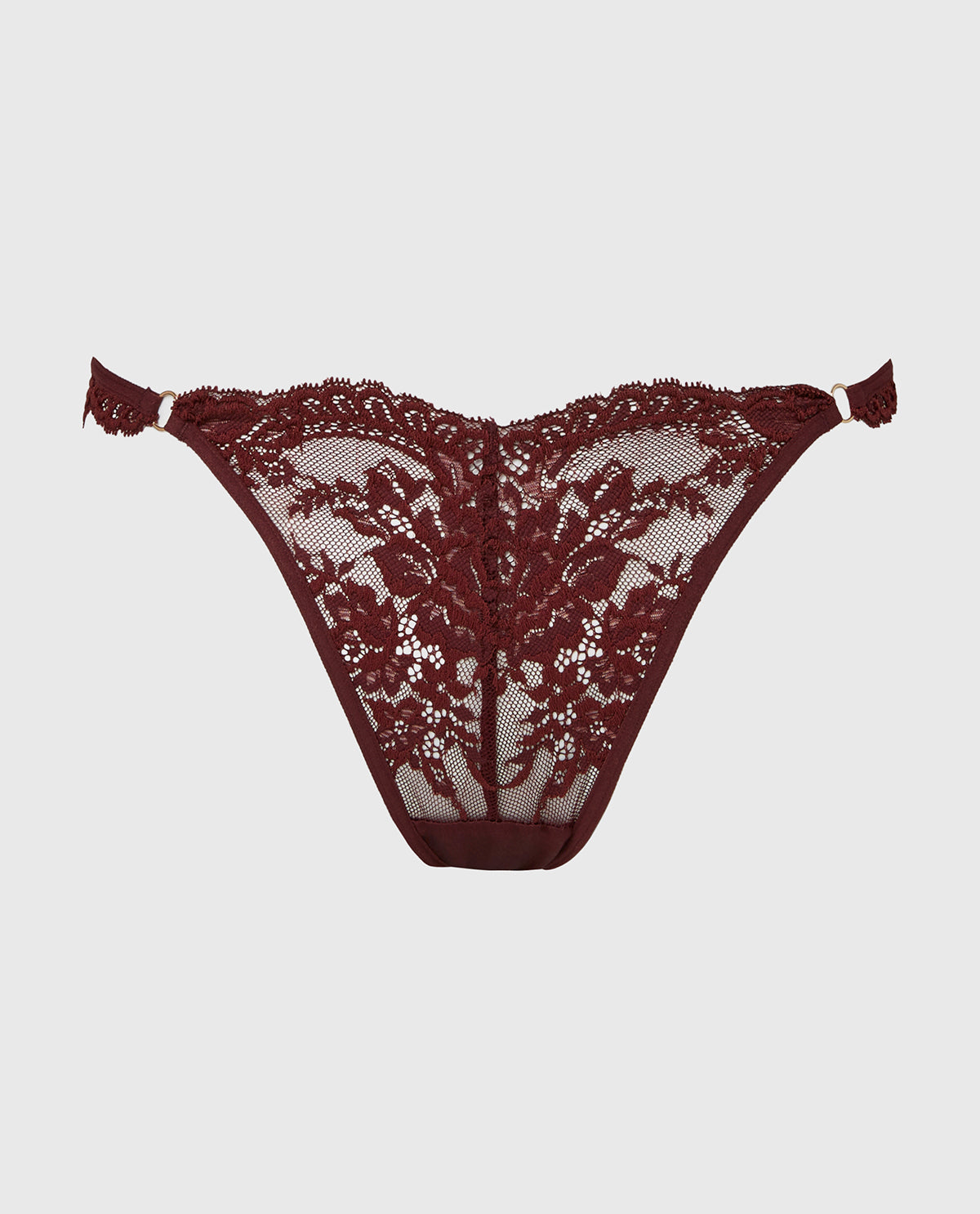 La Senza Tanga Cheeky Diva en dentelle chocolat amer
