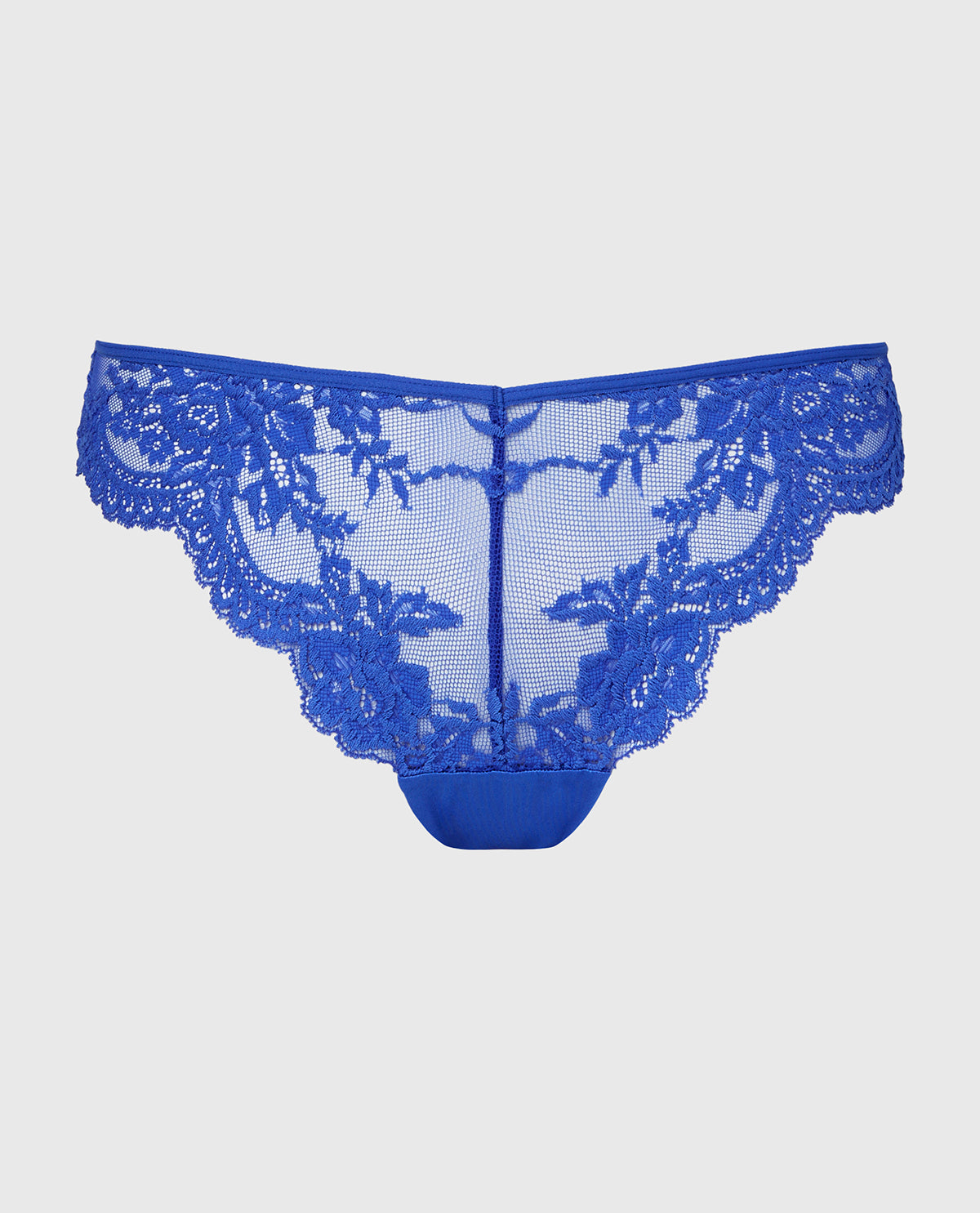 La Senza Diva Cheeky V-Waist Lace Panty in Dazzling Blue