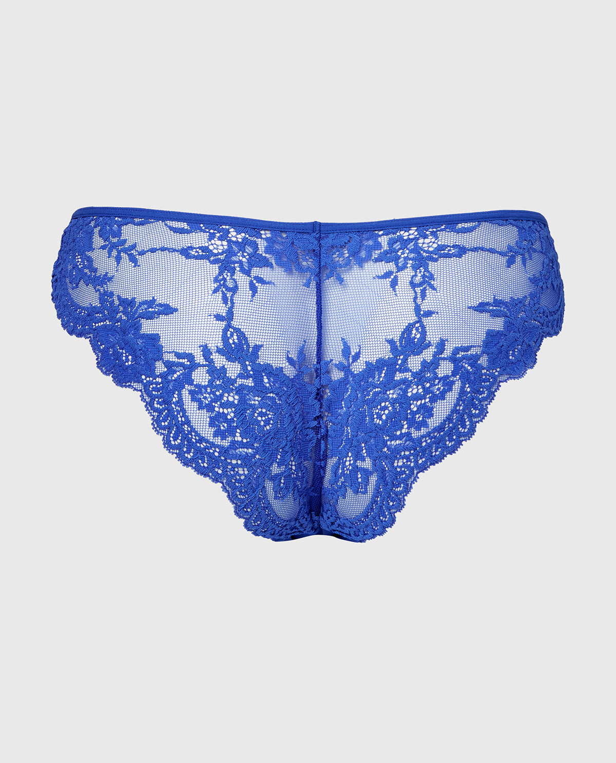 La Senza Diva Cheeky V-Waist Lace Panty in Dazzling Blue