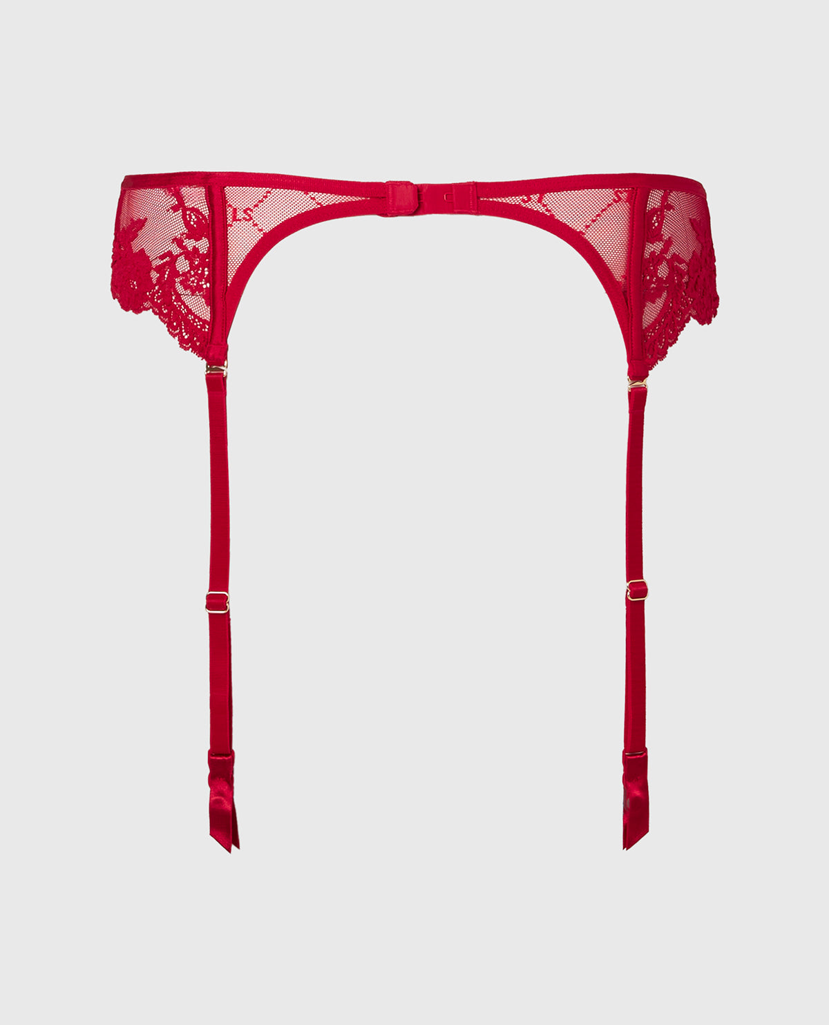 La Senza Mesh Garter in Crimson