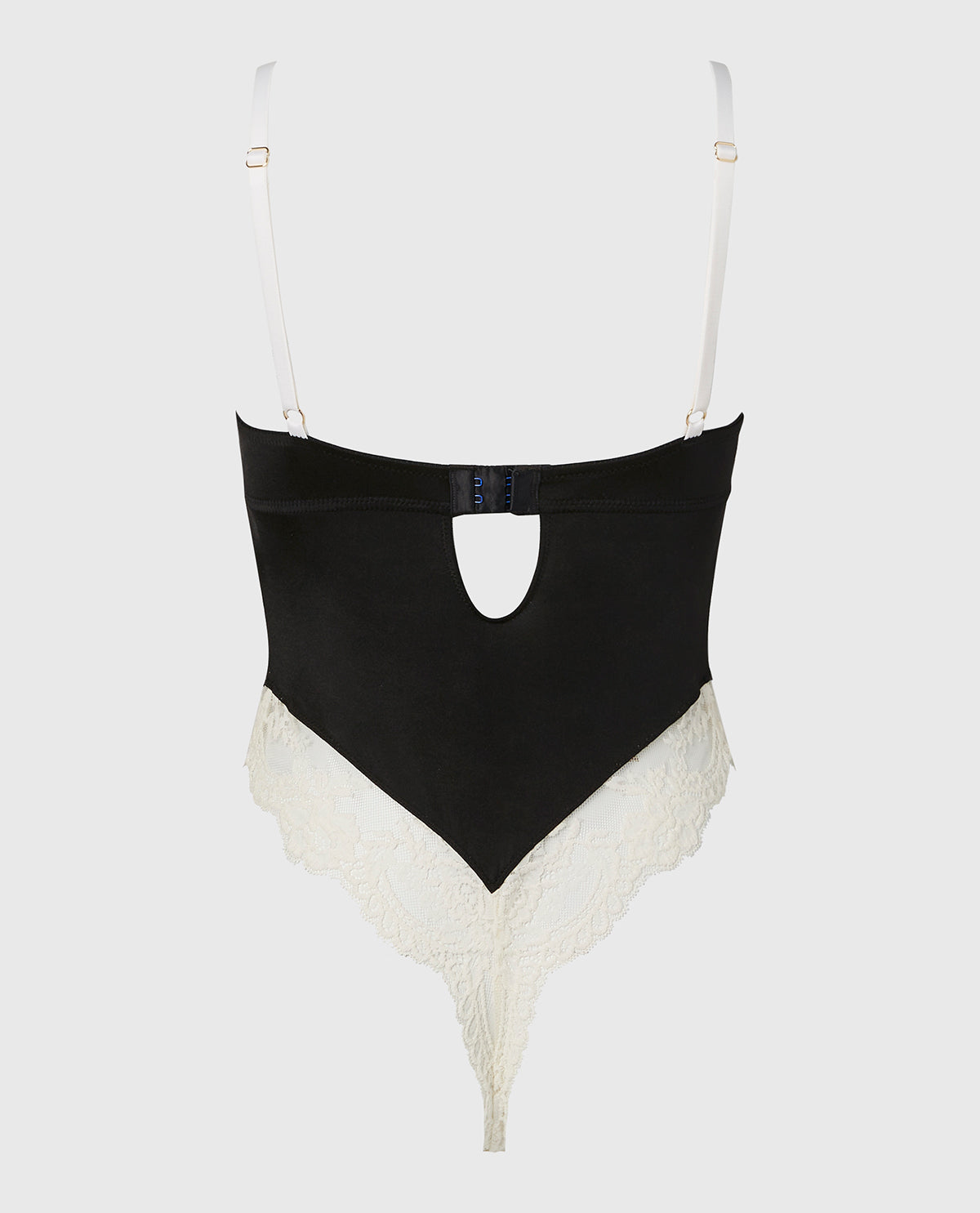 La Senza Combiné demi-buste en dentelle opulente smoking noir