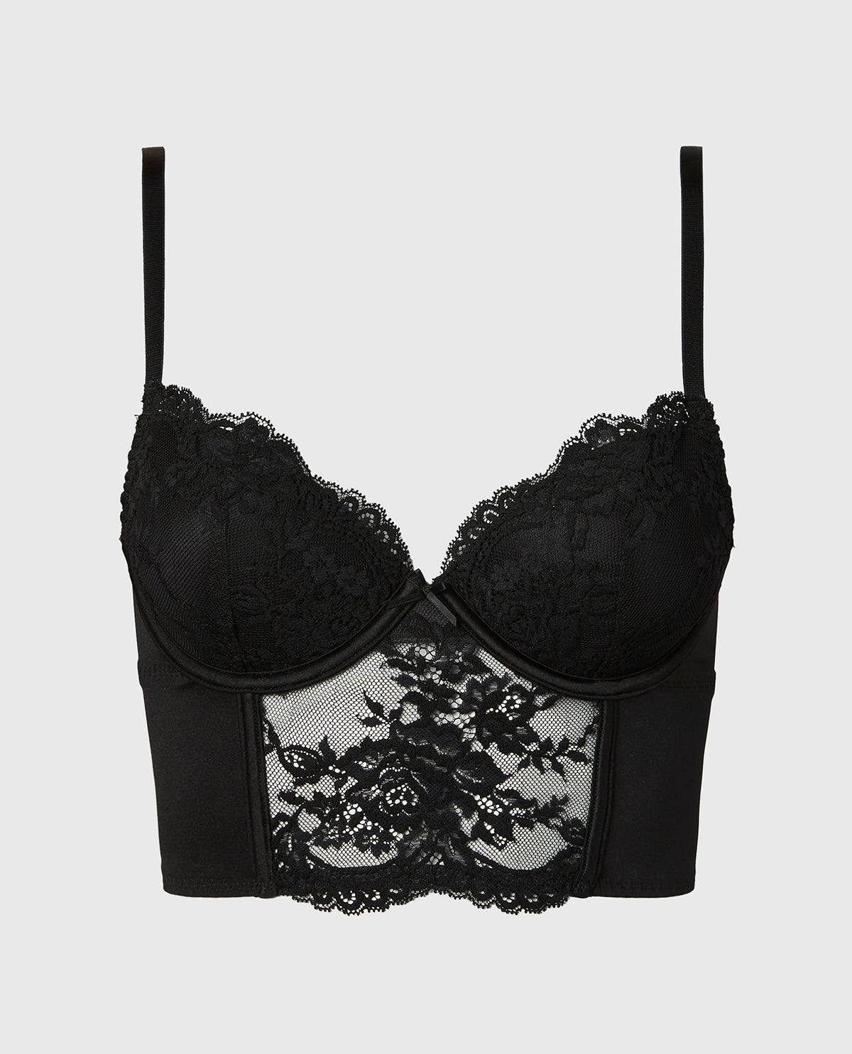 La Senza Bustier demi-buste smoking noir