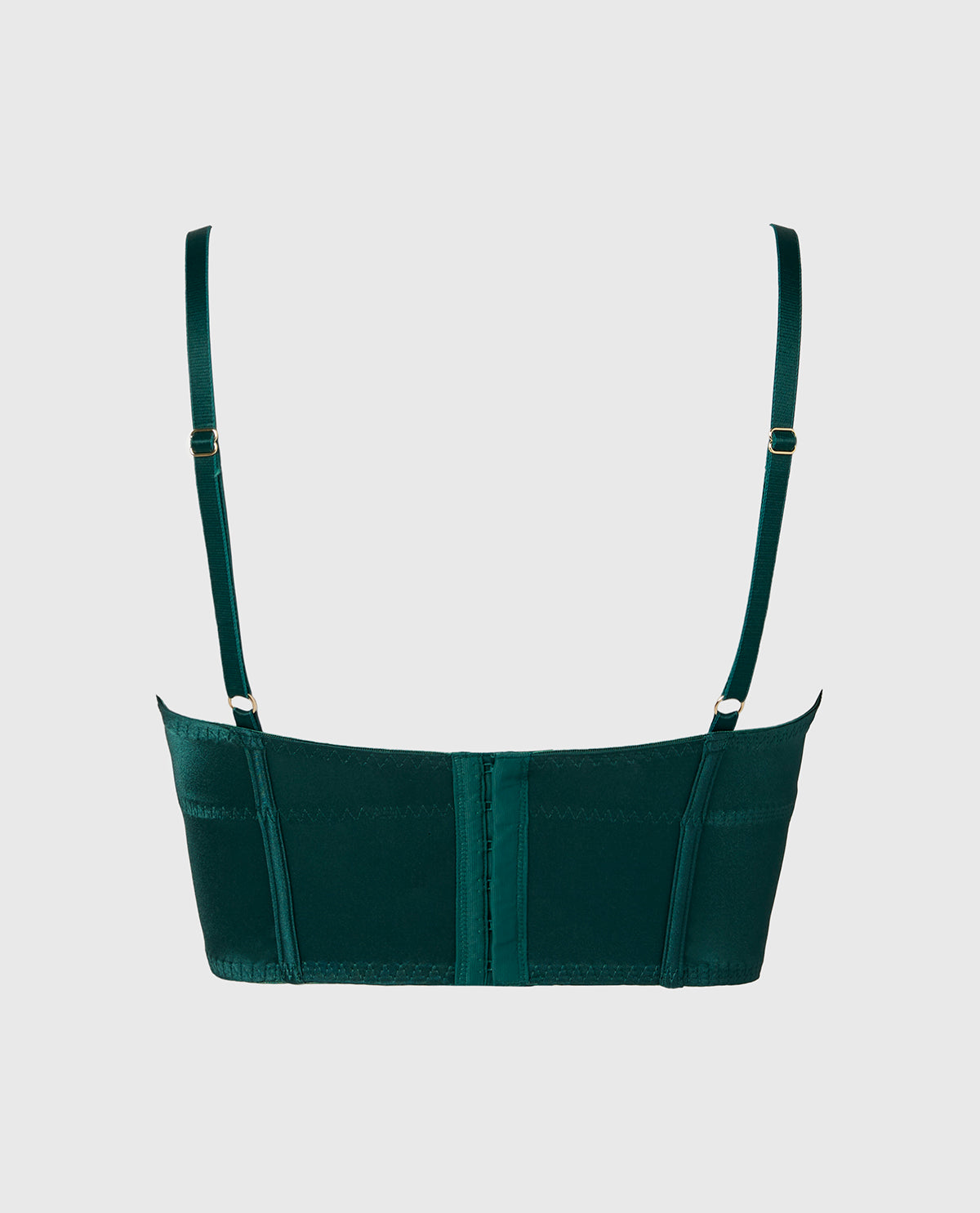 La Senza Bustier demi-buste smoking vert émeraude