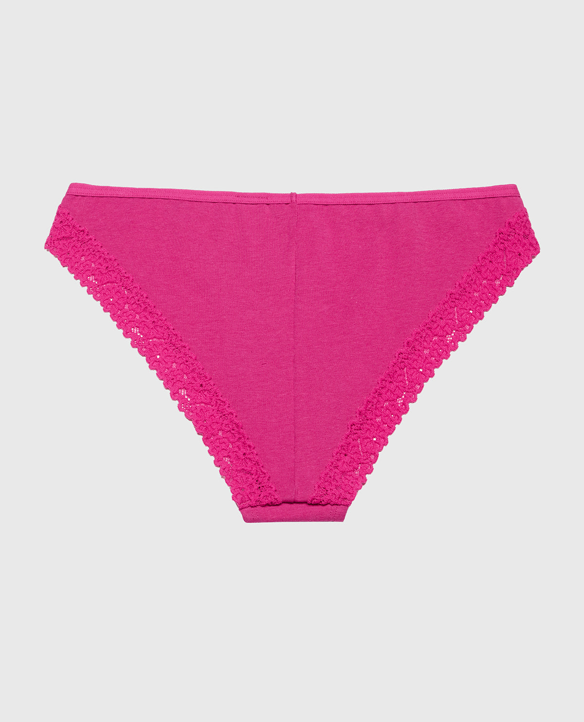 La Senza Mini Cheeky Panty with Cozy Trim in Fuchsia Red