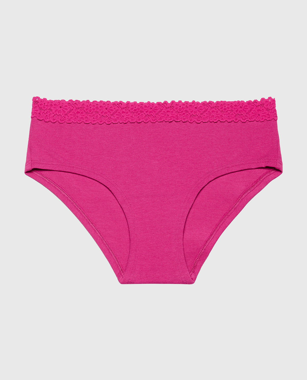 La Senza Culotte taille basse avec bordure confortable rouge fuchsia