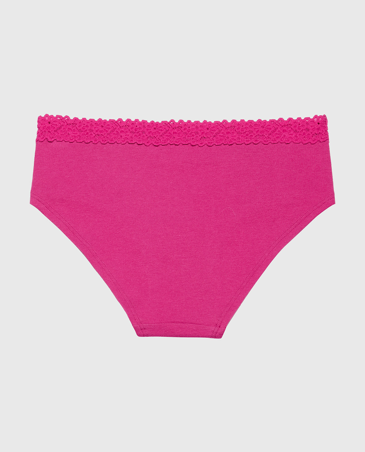 La Senza Culotte taille basse avec bordure confortable rouge fuchsia