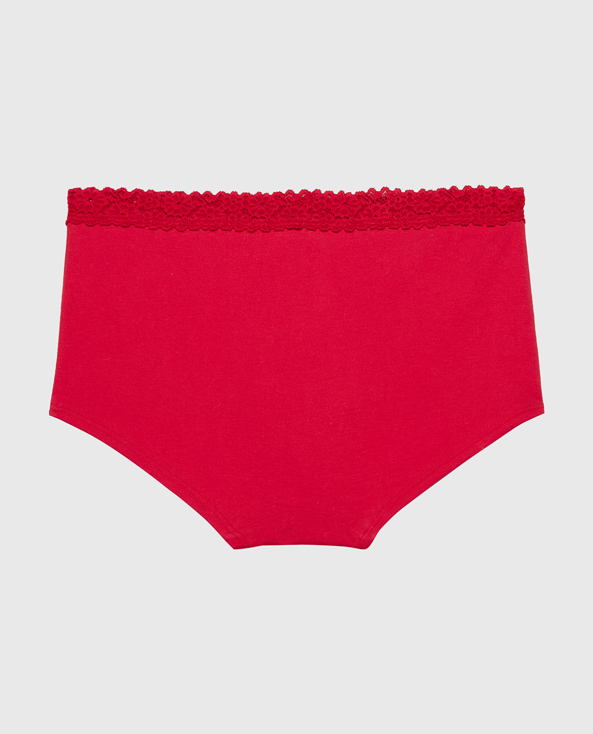 La Senza Boyshort Pantie with Cozy Trim in Crimson
